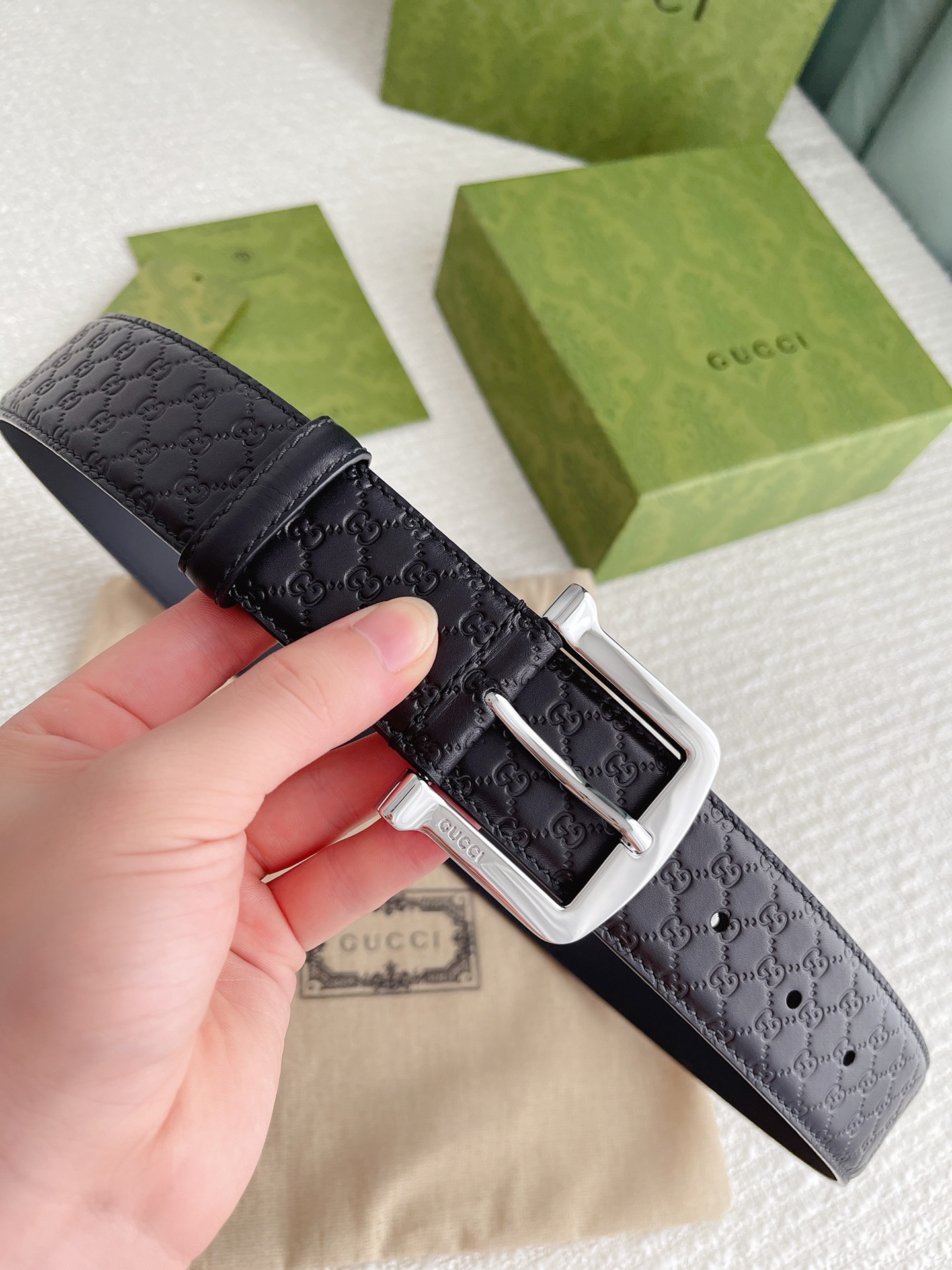Gucci Male Basic Belt Cow Leather M