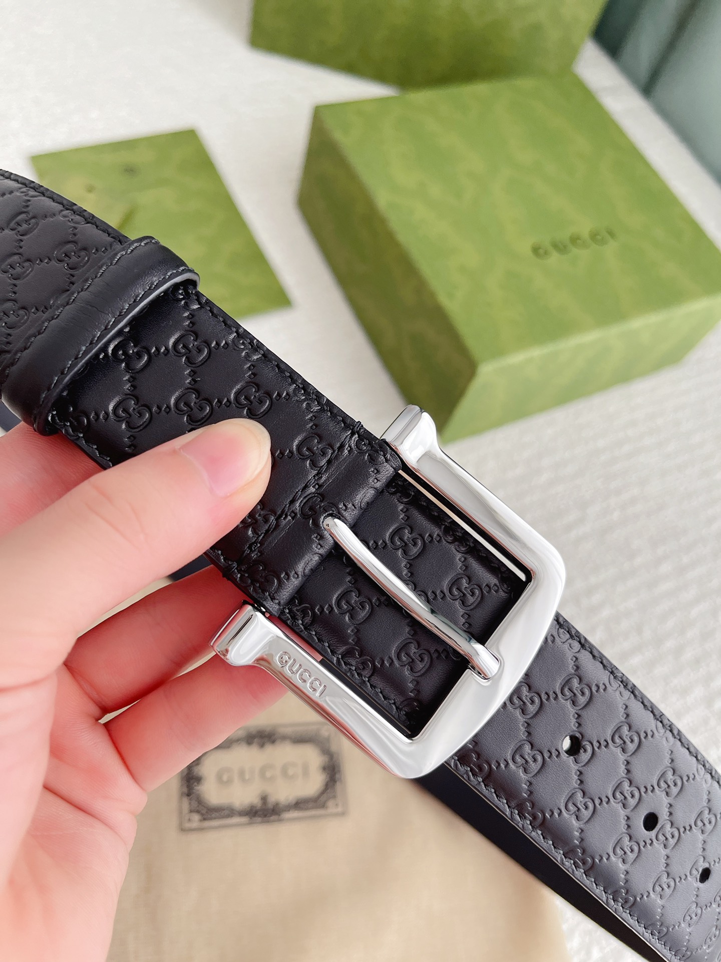 Gucci Male Basic Belt Cow Leather M