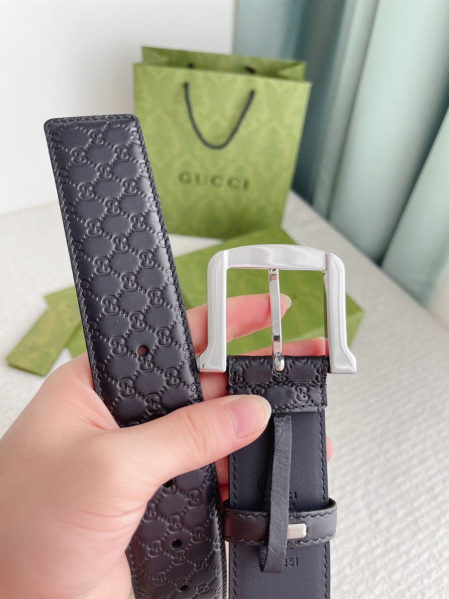 Gucci Male Basic Belt Cow Leather M