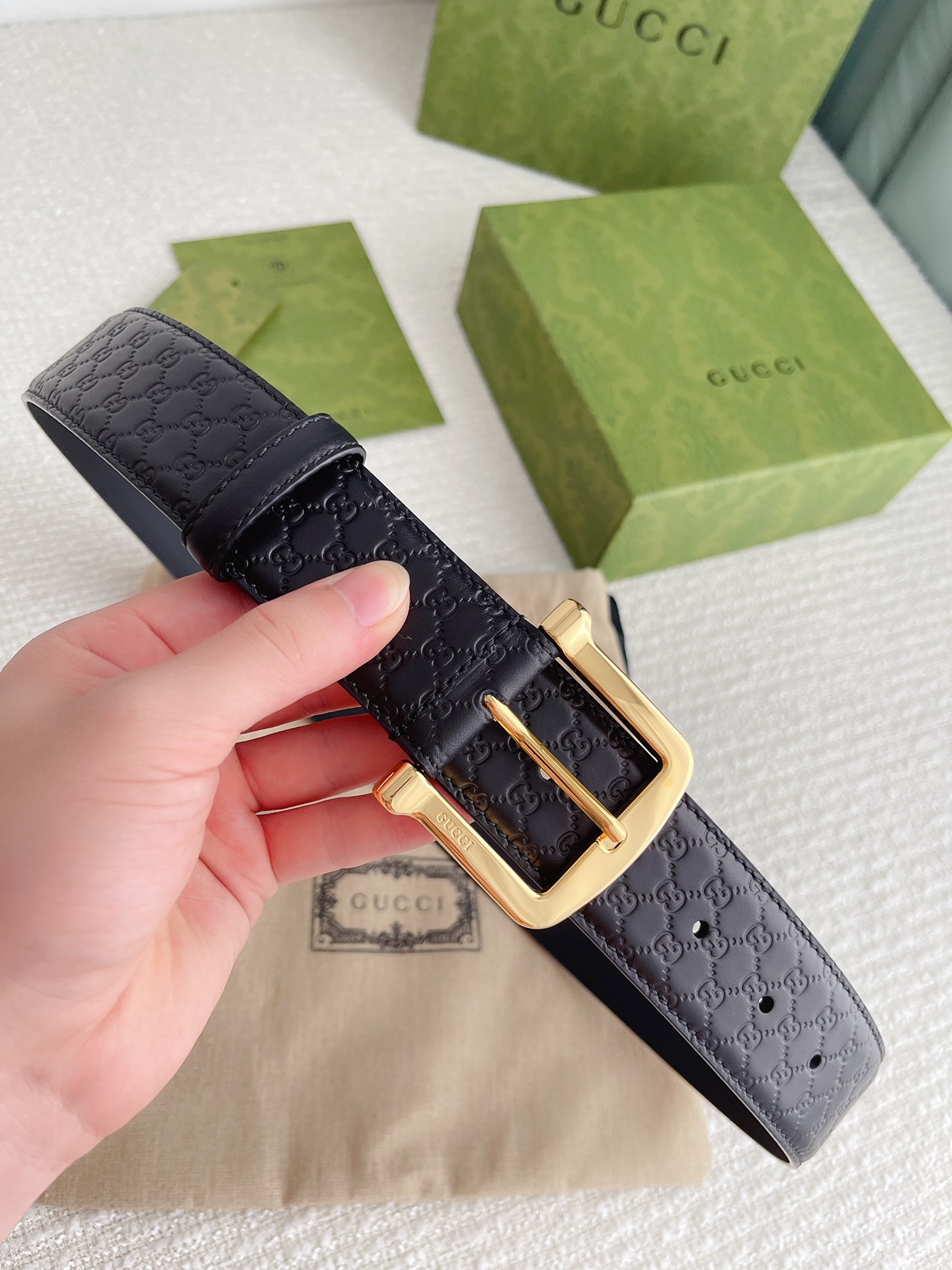 Gucci Male Basic Belt Cow Leather M