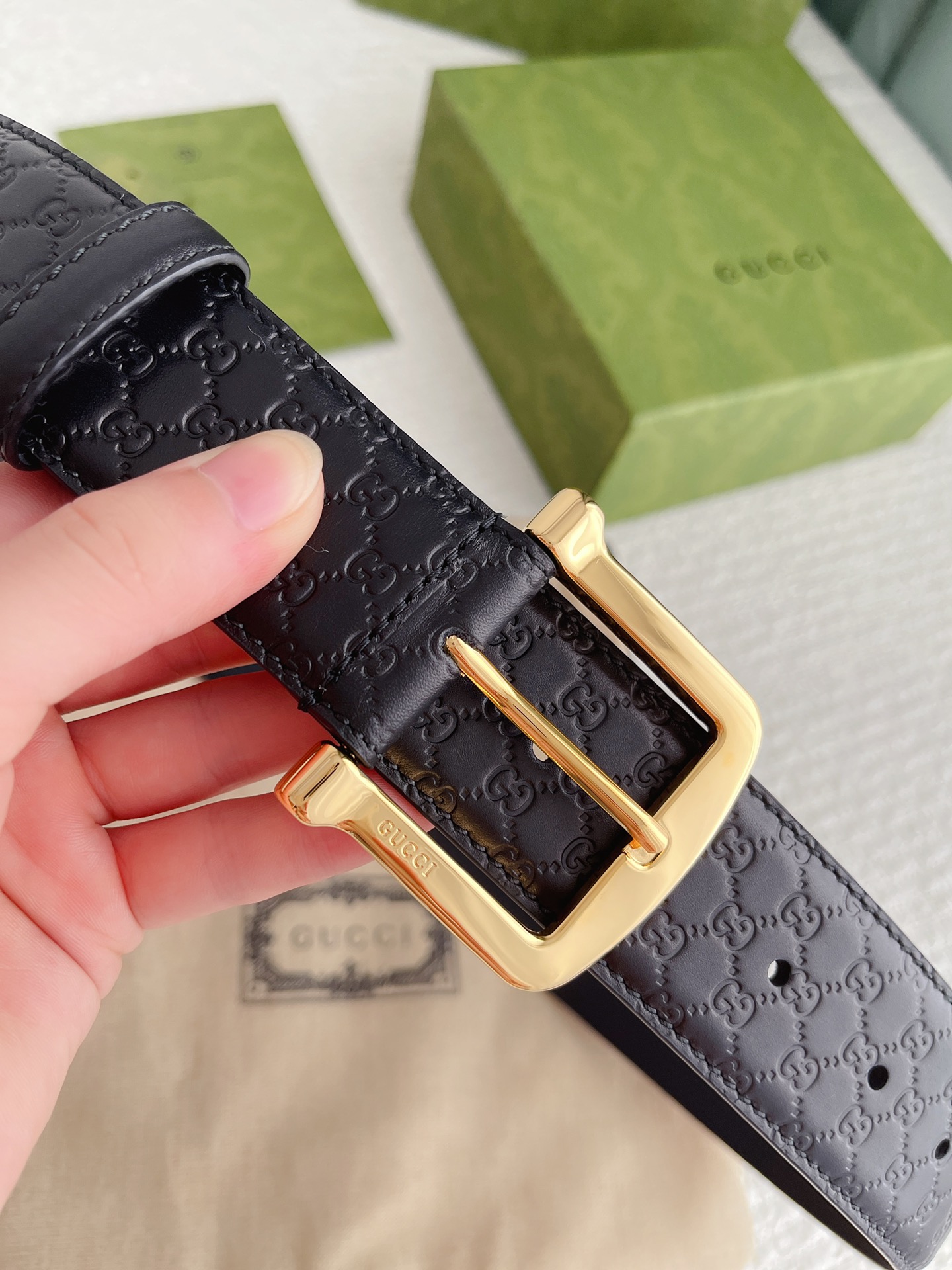 Gucci Male Basic Belt Cow Leather M