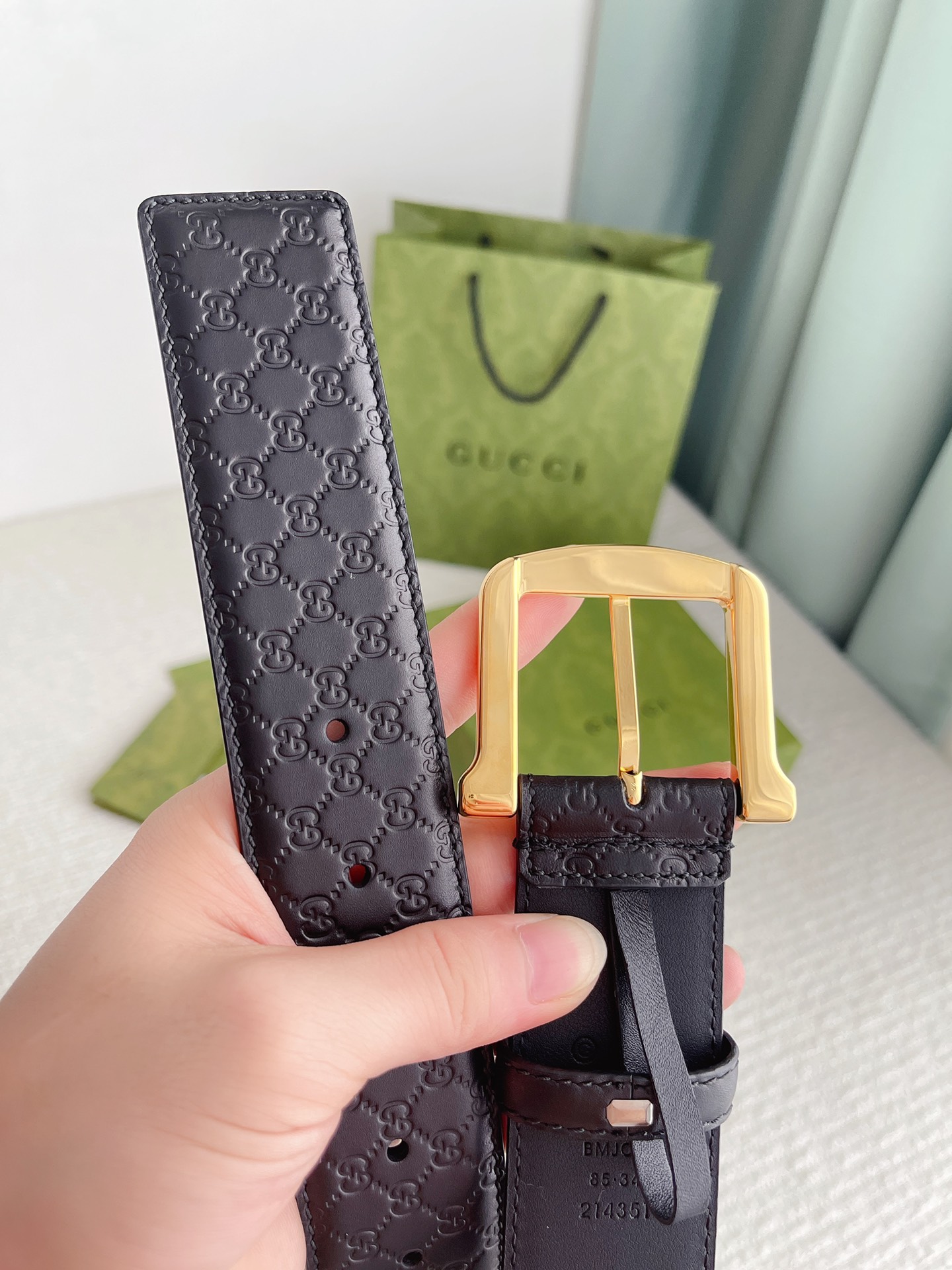 Gucci Male Basic Belt Cow Leather M