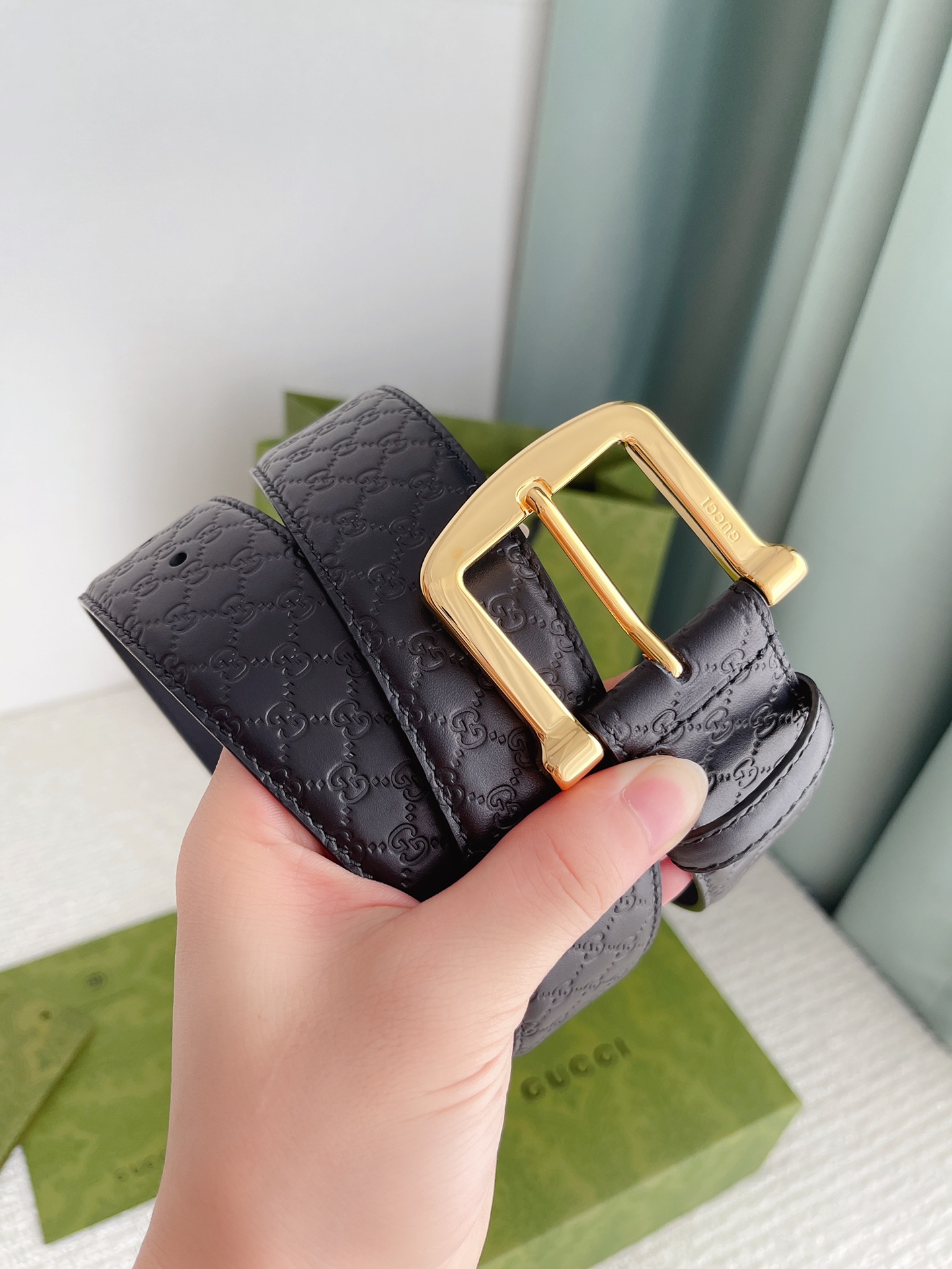 Gucci Male Basic Belt Cow Leather M