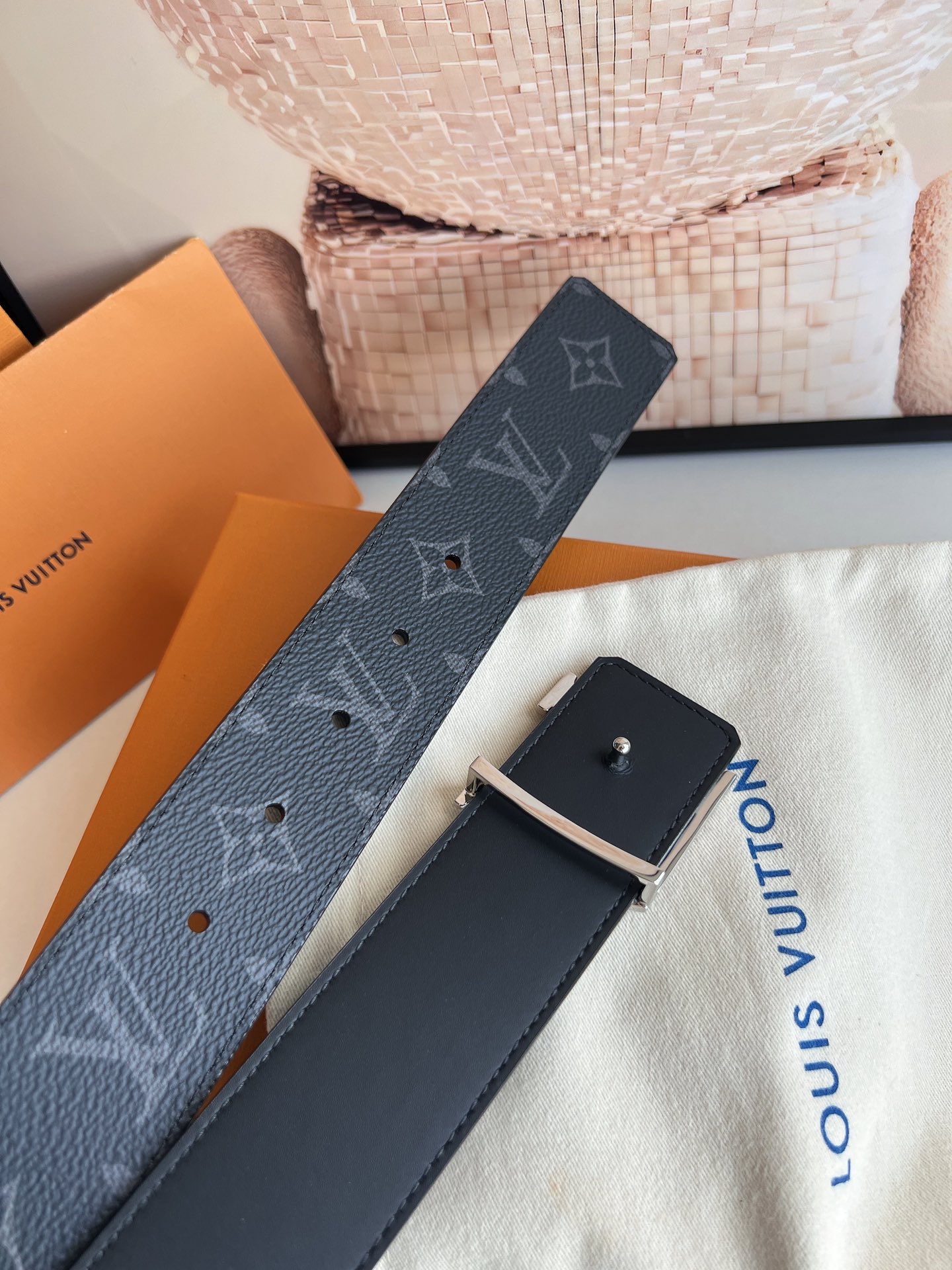 Louis Vuitton Male Basic Belt 40mm-s-l