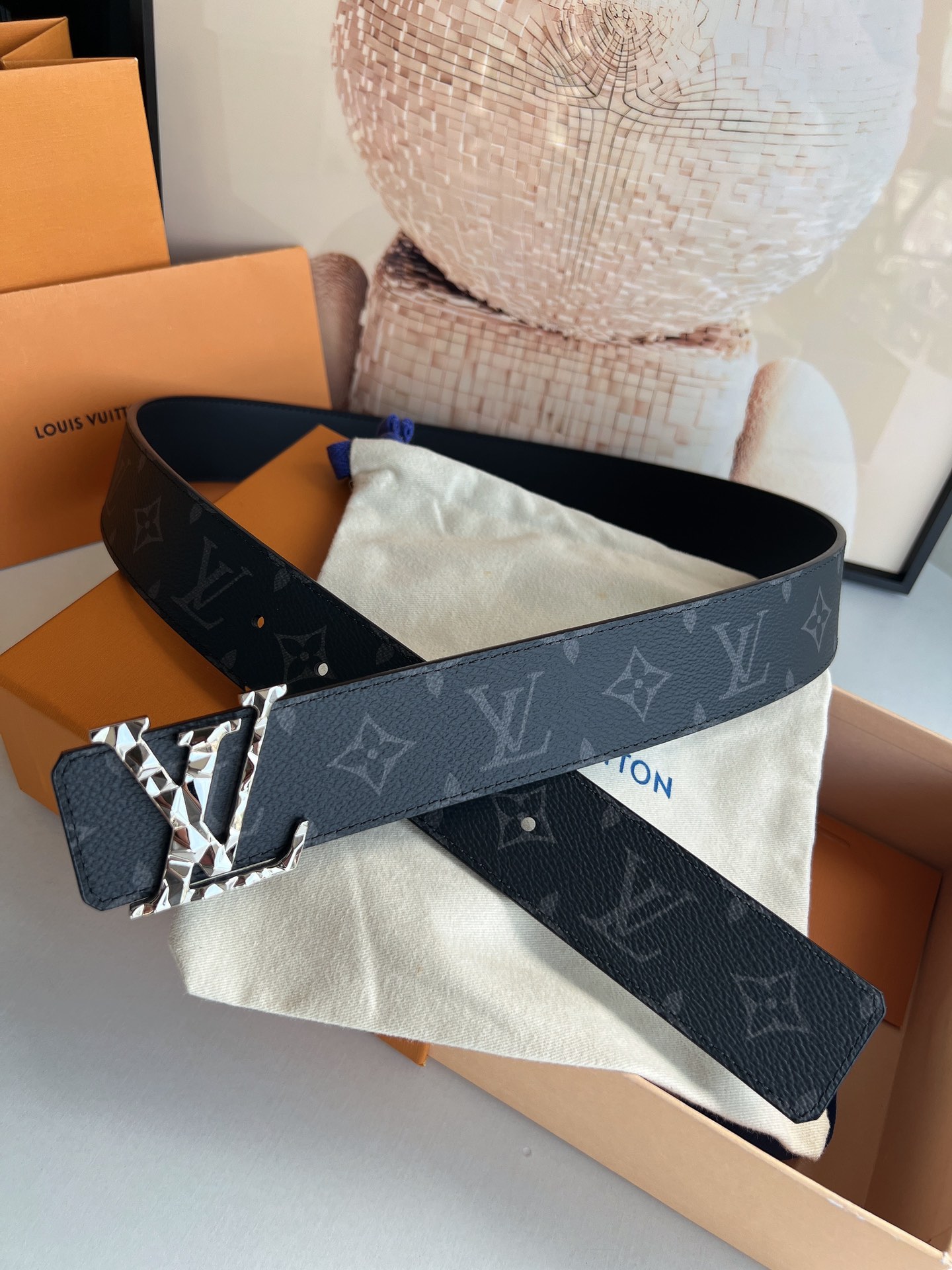 Louis Vuitton Male Basic Belt 40mm-s-l