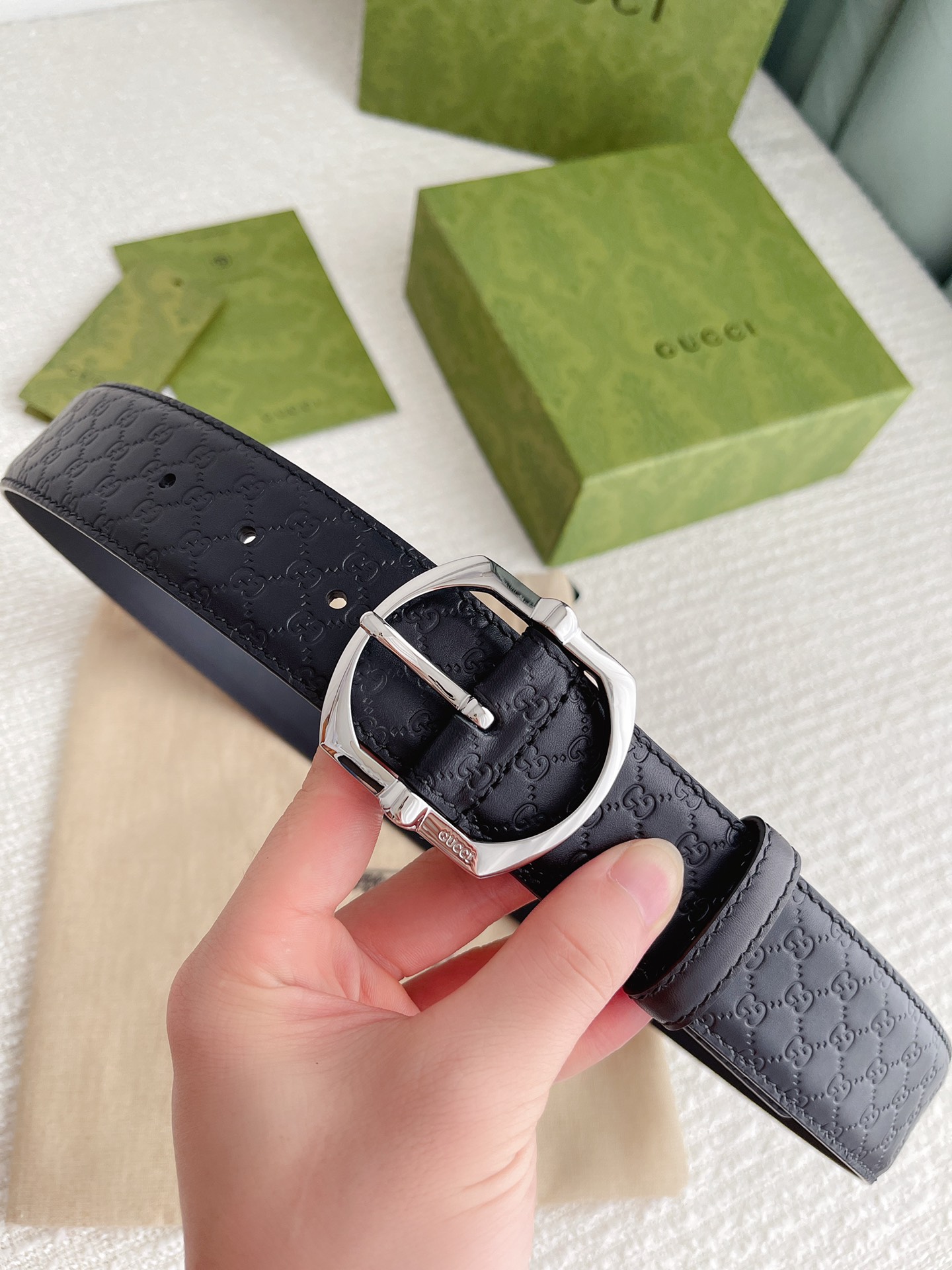 Gucci Male Basic Belt Cow Leather M