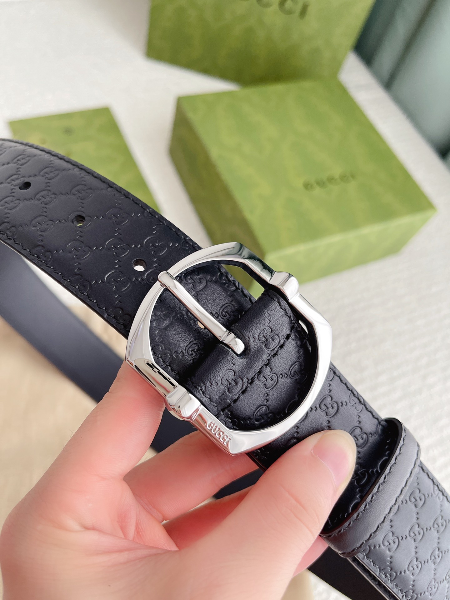 Gucci Male Basic Belt Cow Leather M