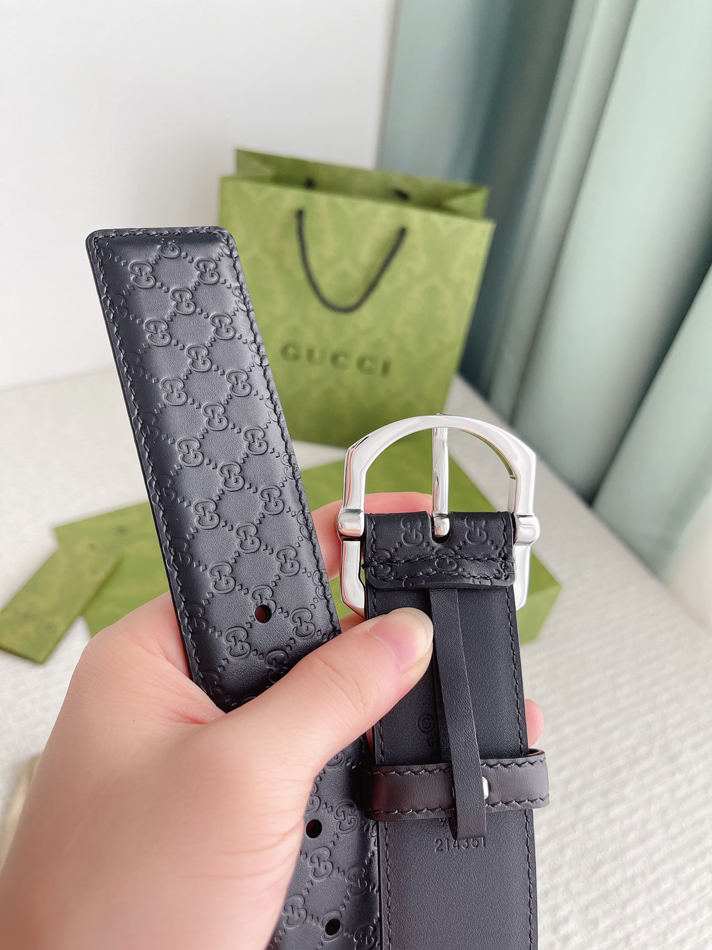 Gucci Male Basic Belt Cow Leather M