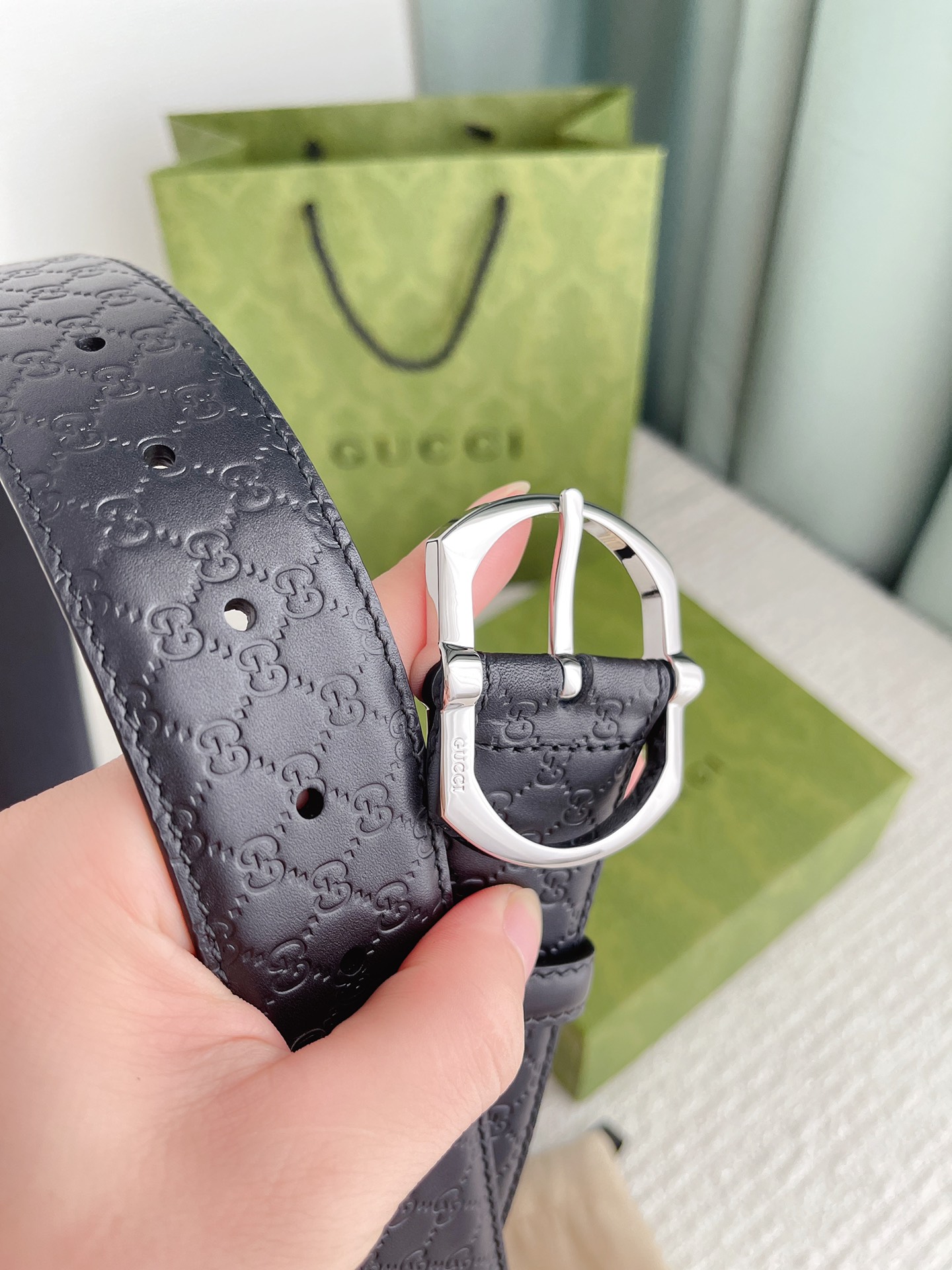 Gucci Male Basic Belt Cow Leather M