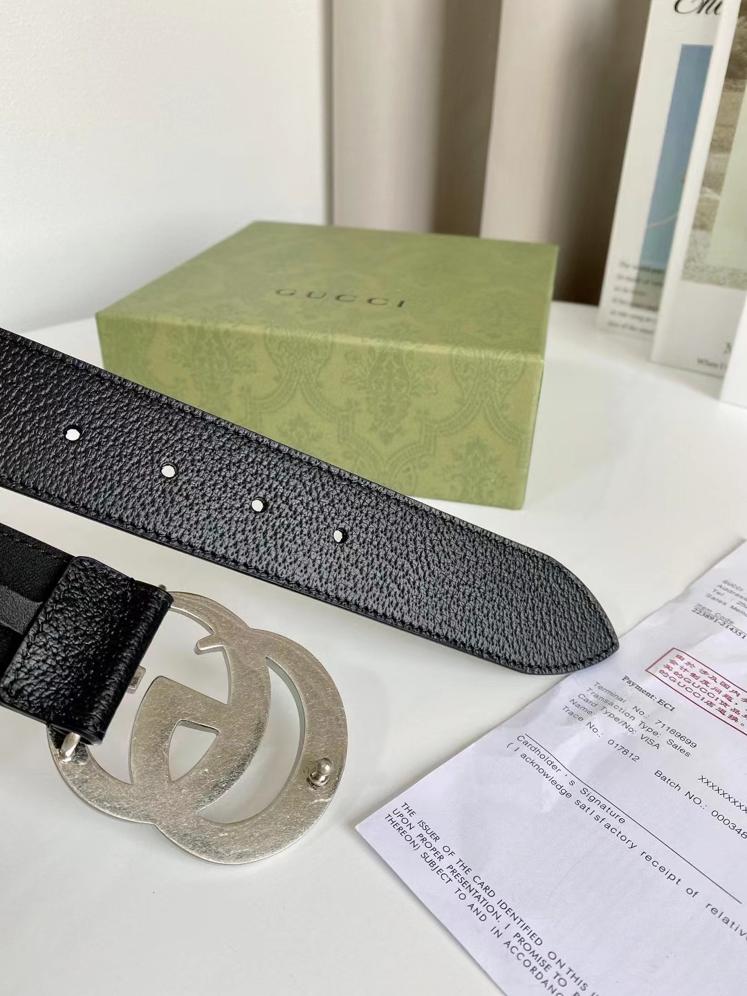 Gucci Male Basic Belt Cow Leather M