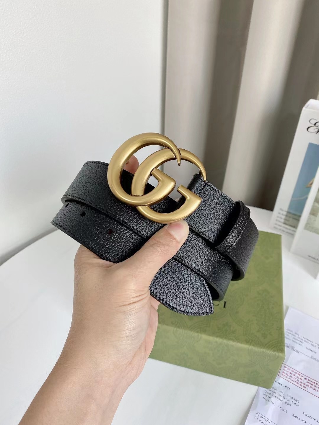 Gucci Male Basic Belt Cow Leather M