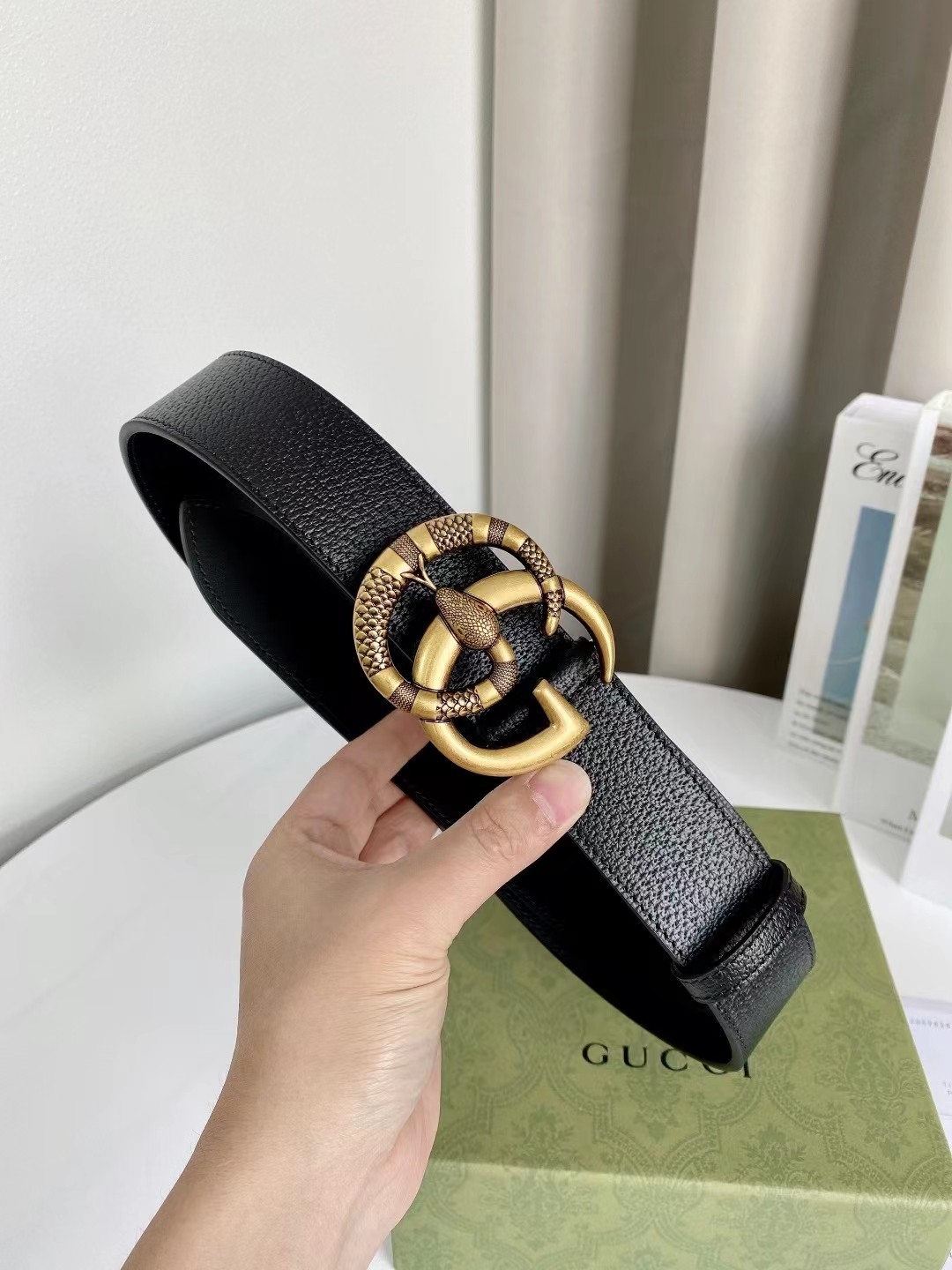 Gucci Male Basic Belt Cow Leather M