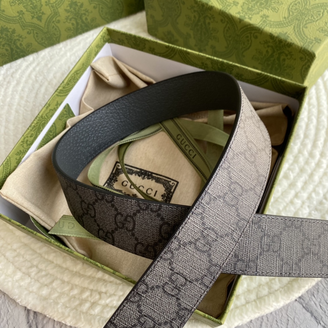 Gucci Male Basic Belt Gray Waterproof 38mm