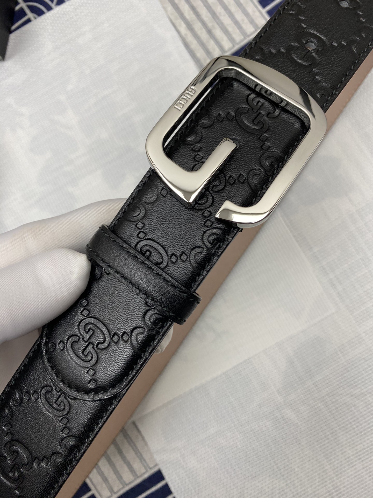 Gucci Leather Belt Top Grain Leather