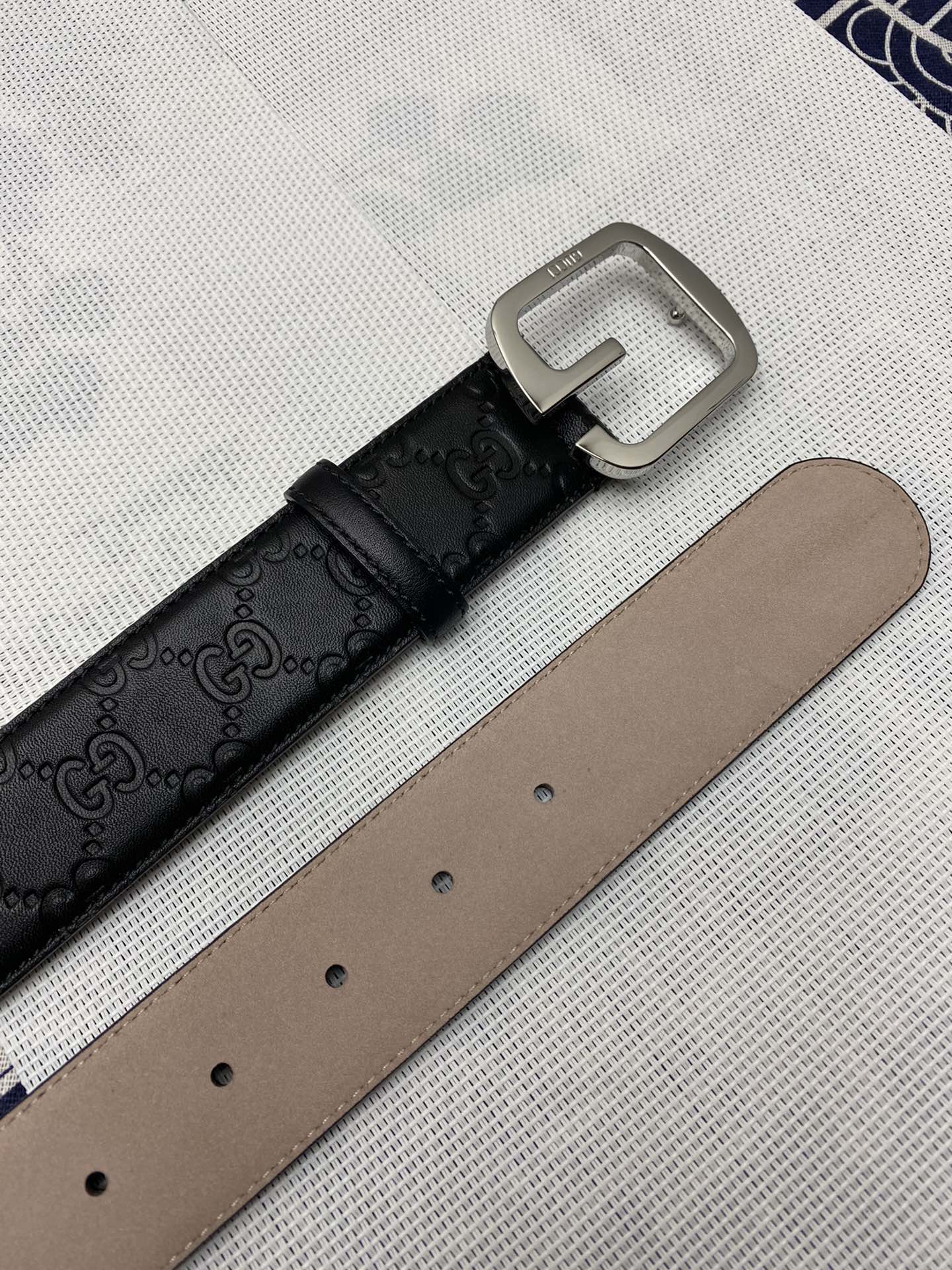 Gucci Leather Belt Top Grain Leather