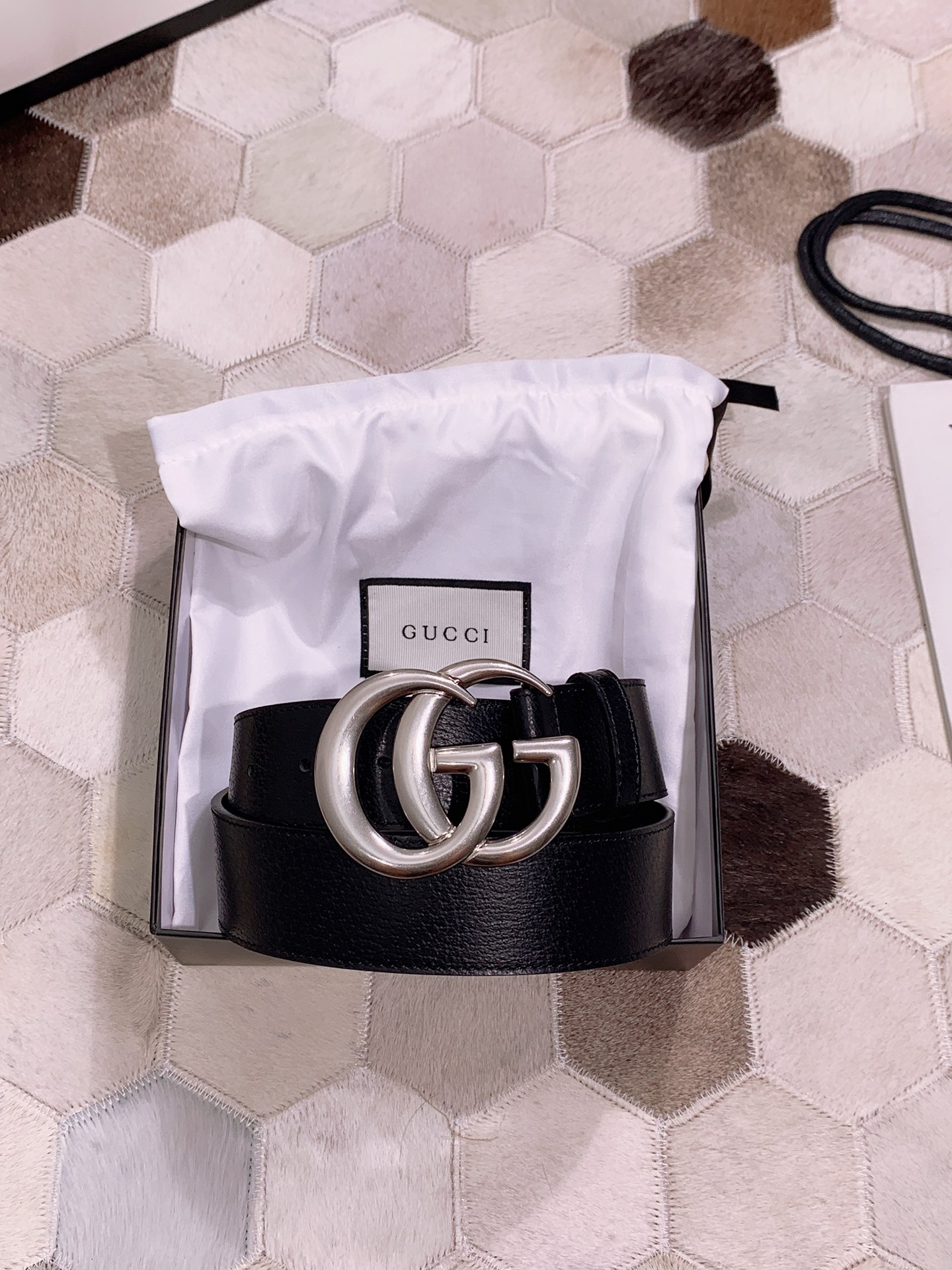 Gucci Basic Belt Cow Leather