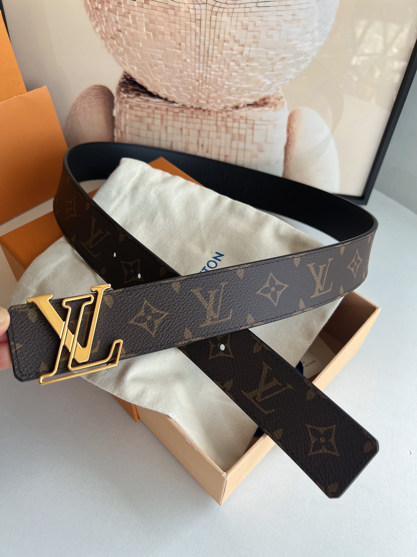 Louis Vuitton Male Basic Belt 40mm-s-l