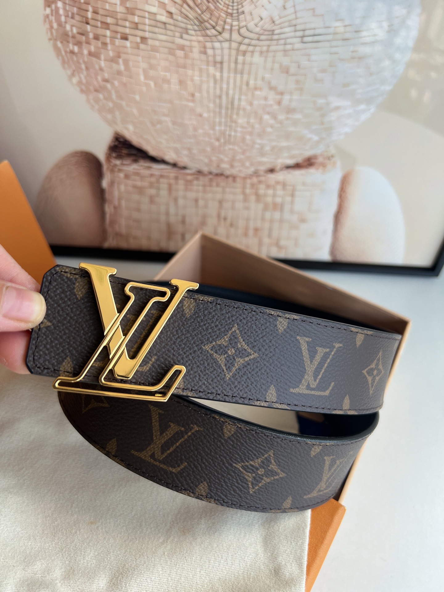 Louis Vuitton Male Basic Belt 40mm-s-l