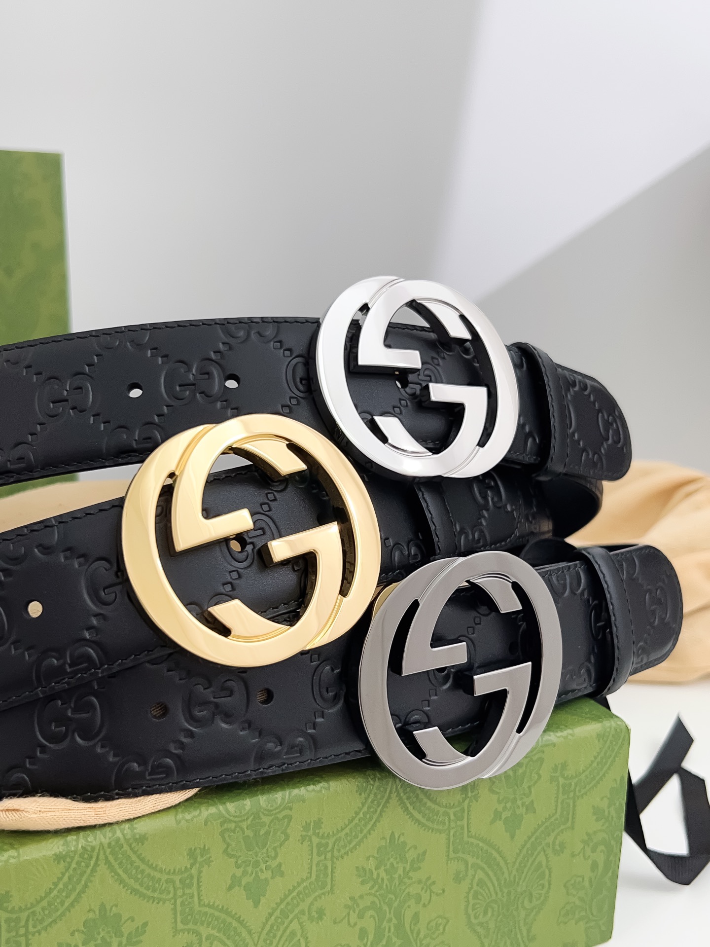 Gucci Basic Belt Silver 125cm