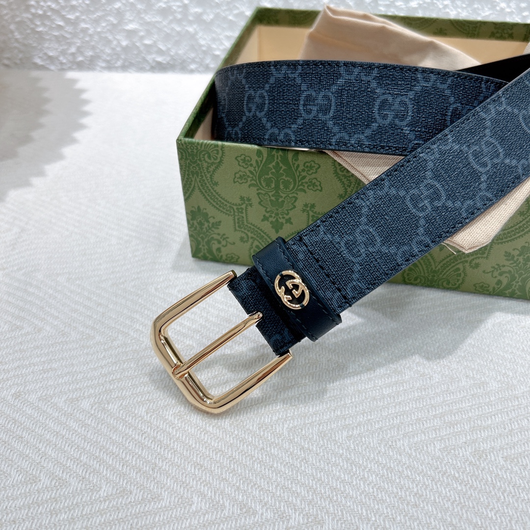 Gucci Male Basic Belt Canvas S-m