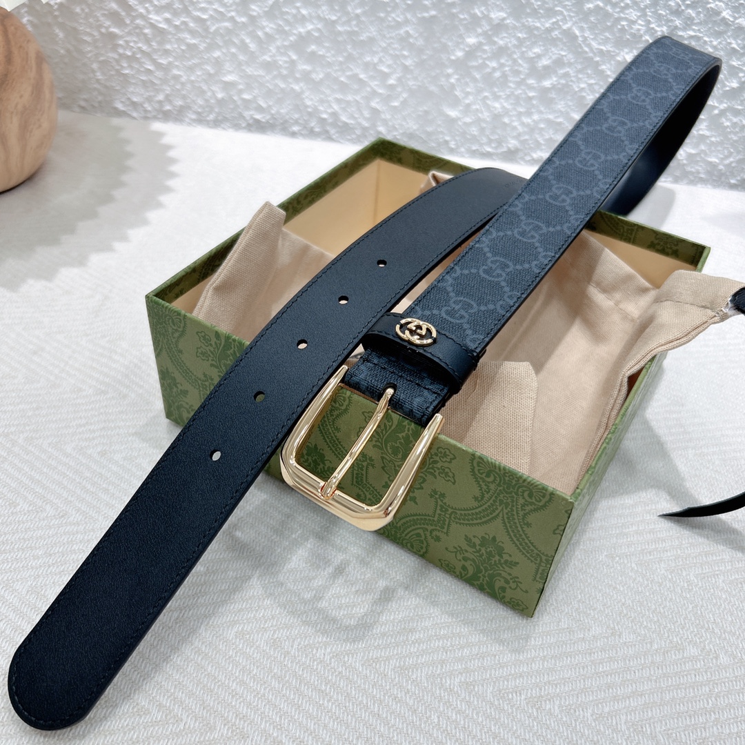 Gucci Male Basic Belt Canvas S-m