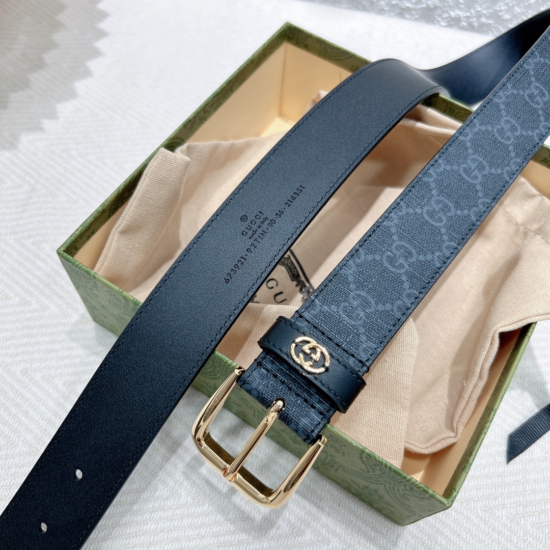 Gucci Male Basic Belt Canvas S-m