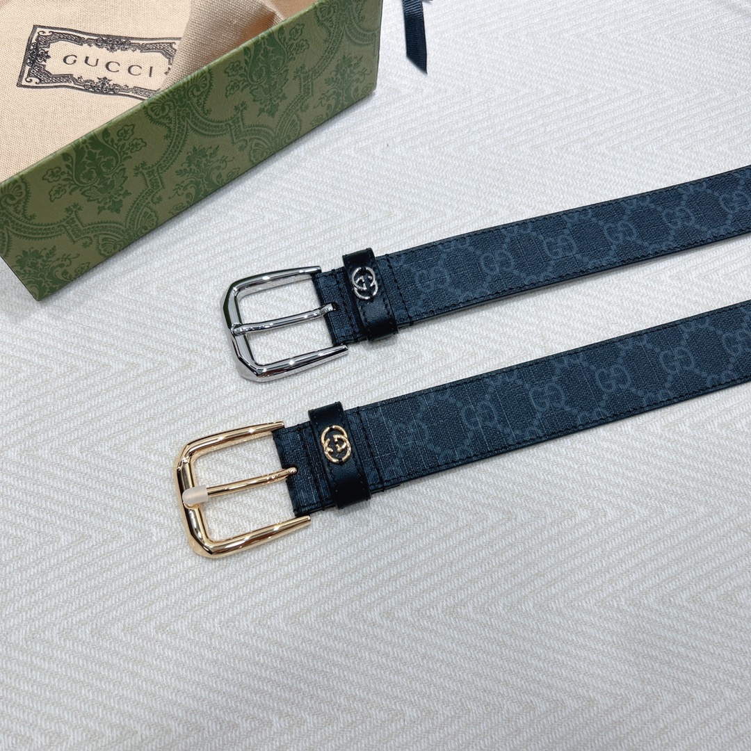 Gucci Male Basic Belt Canvas S-m
