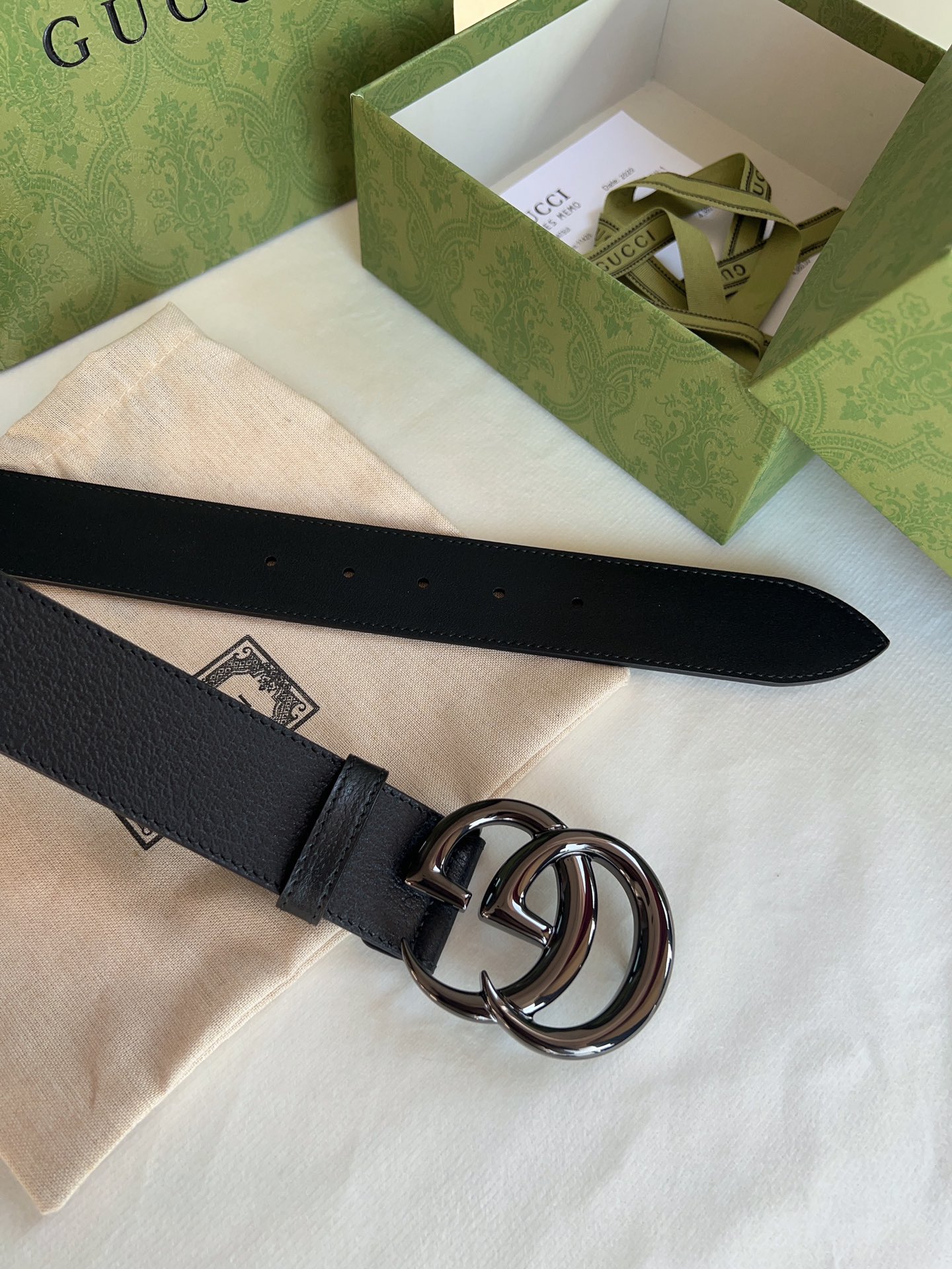 Gucci Basic Belt Cow Leather M
