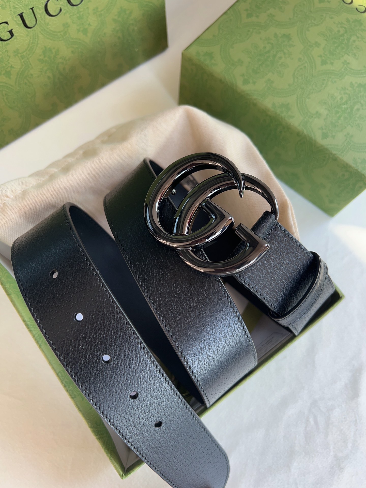 Gucci Basic Belt Cow Leather M