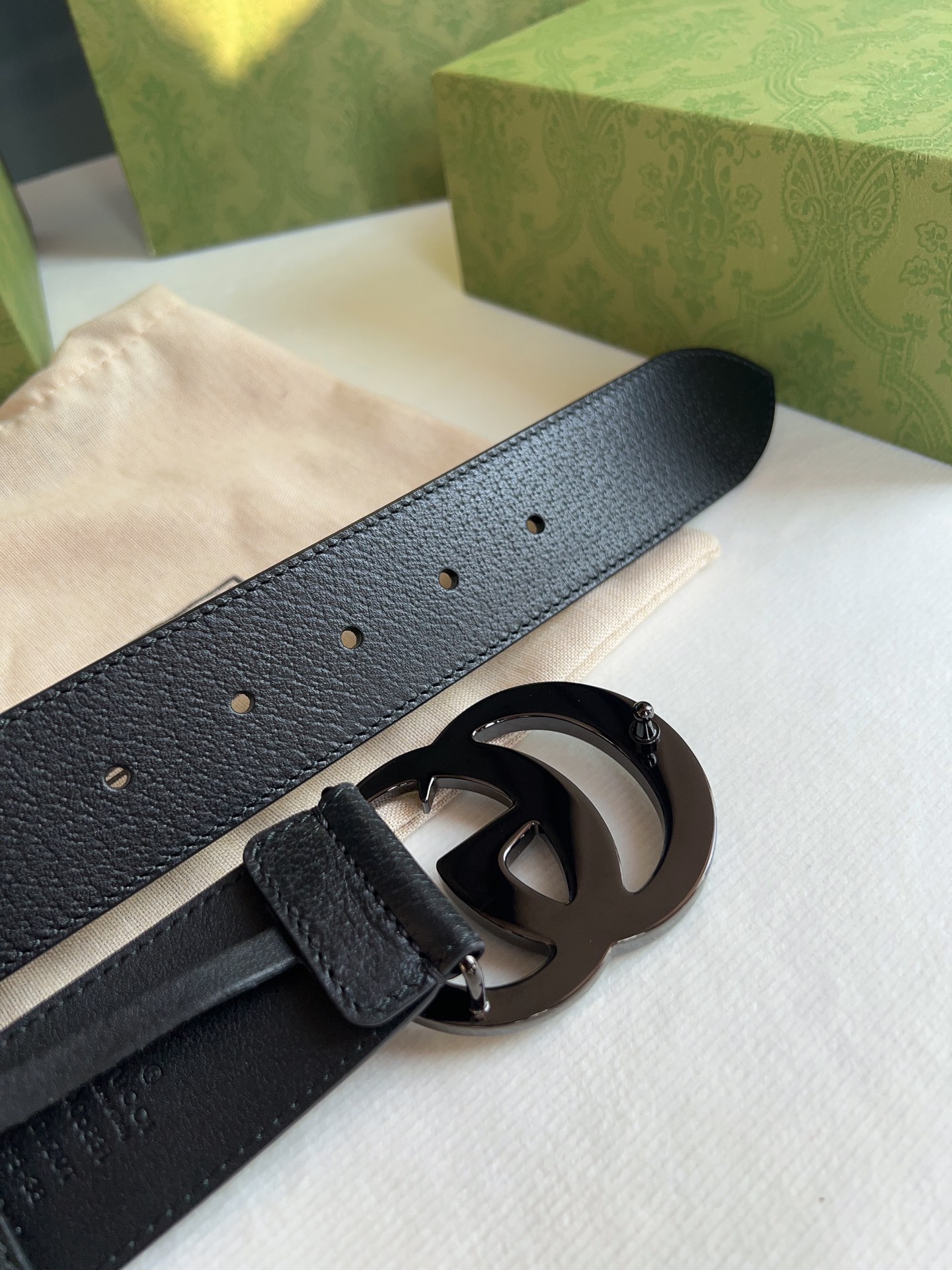 Gucci Basic Belt Cow Leather M