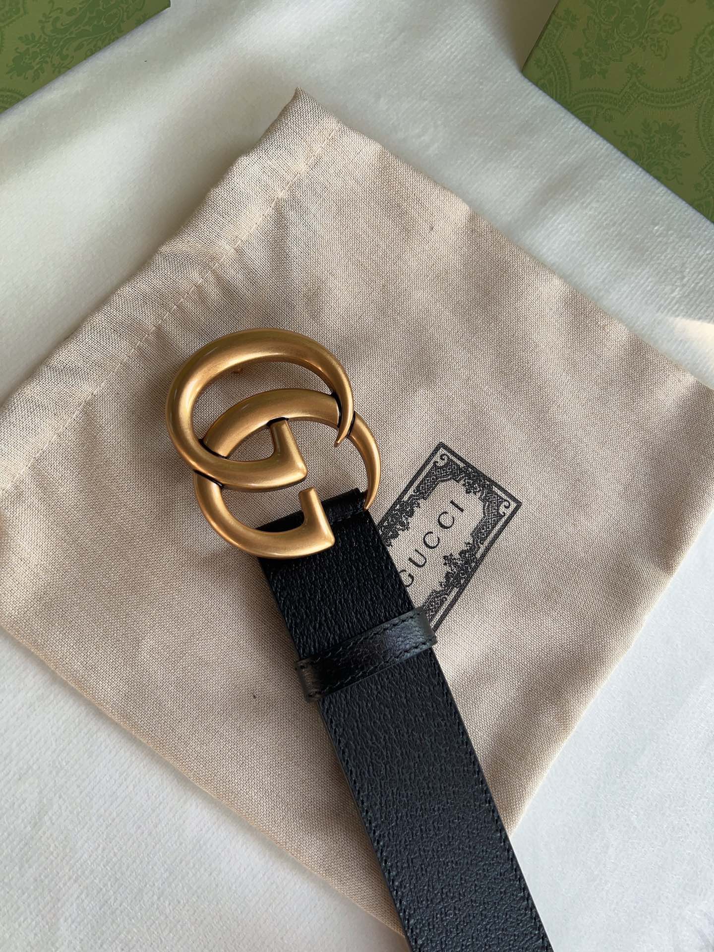 Gucci Basic Belt Cow Leather M