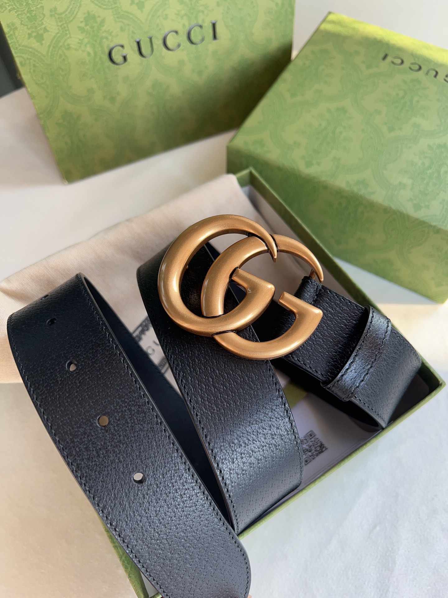 Gucci Basic Belt Cow Leather M