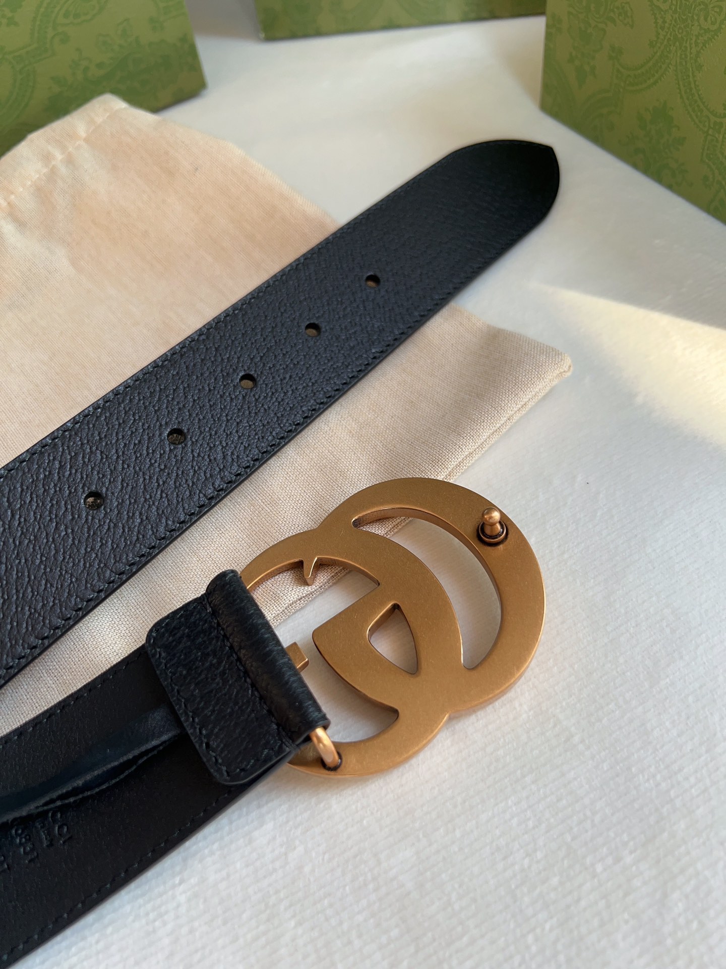 Gucci Basic Belt Cow Leather M