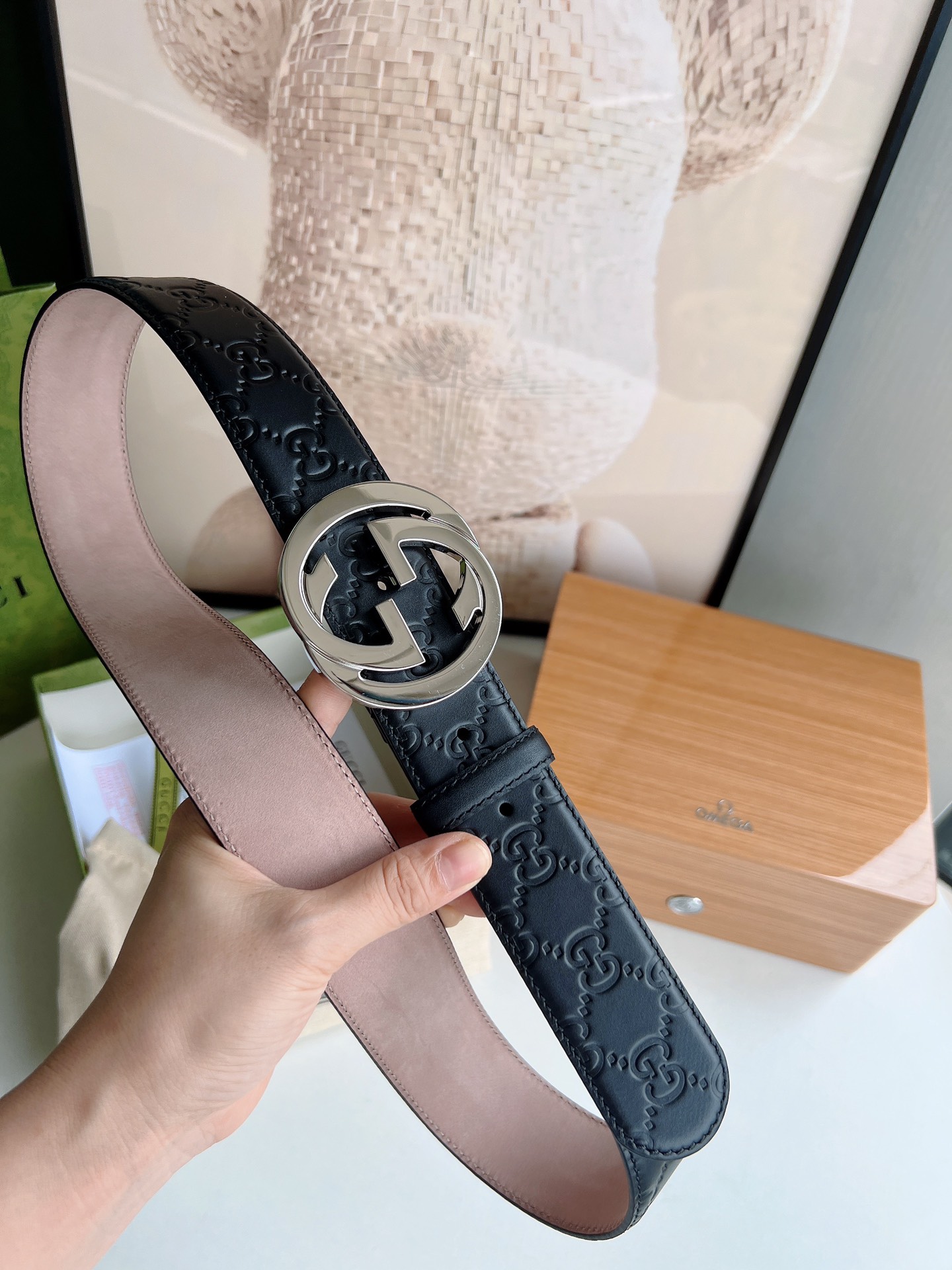 Gucci Basic Belt Cow Leather M