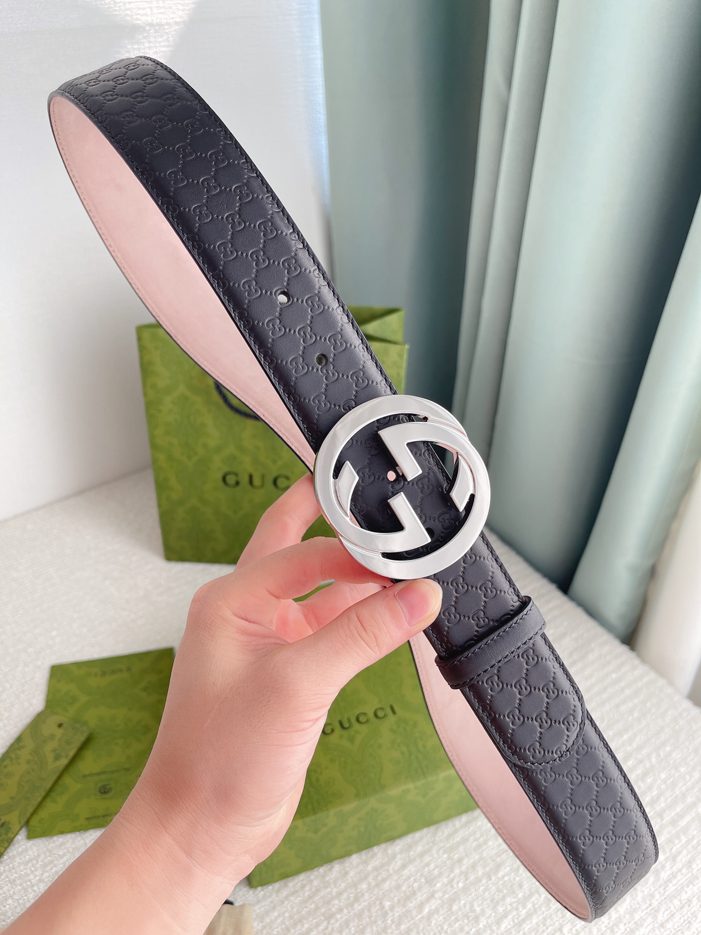 Gucci Basic Belt Cow Leather M