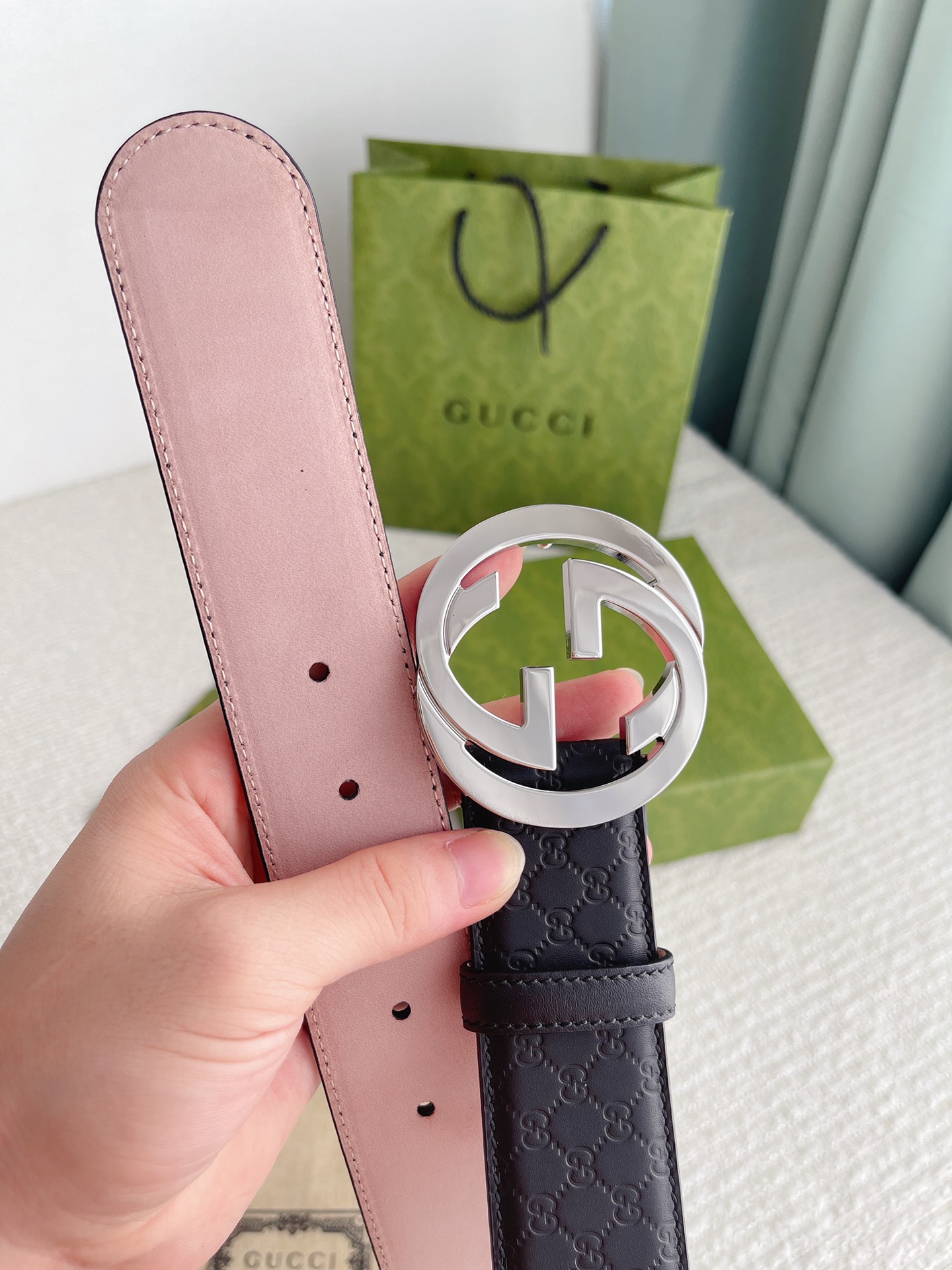 Gucci Basic Belt Cow Leather M