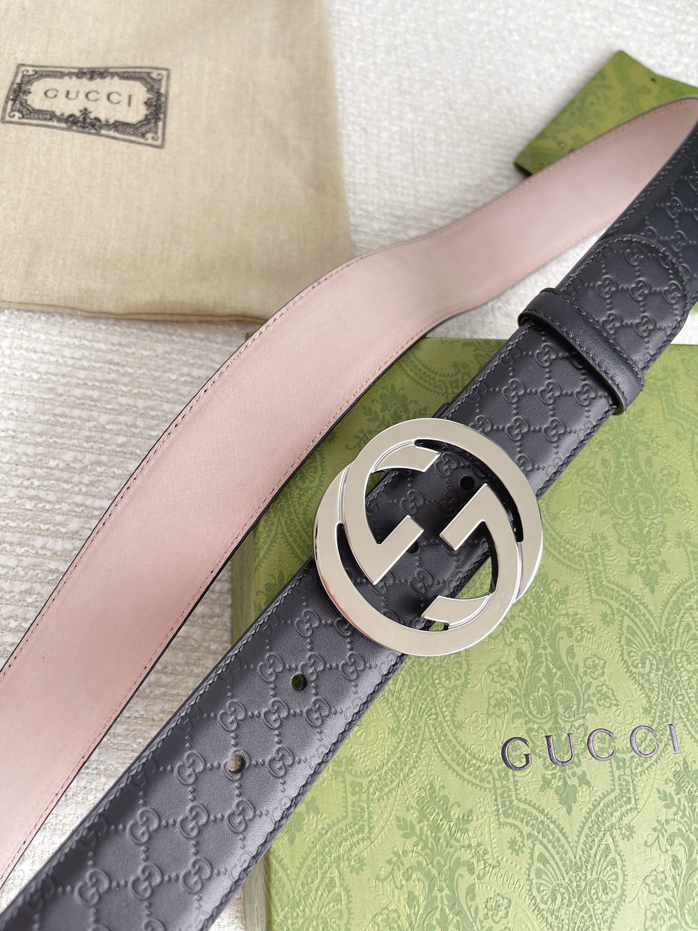 Gucci Basic Belt Cow Leather M