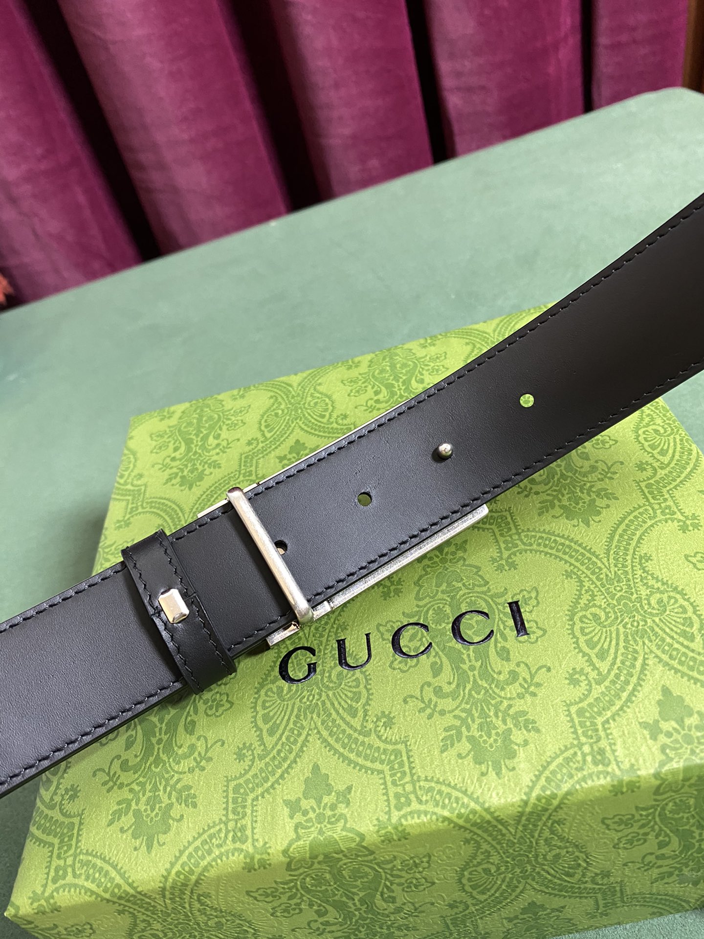 Gucci Basic Belt Canvas Black S-m