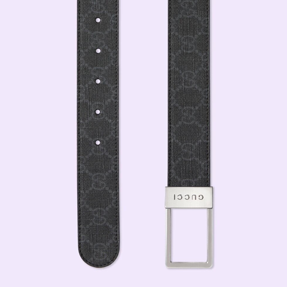 Gucci Basic Belt Canvas Black S-m