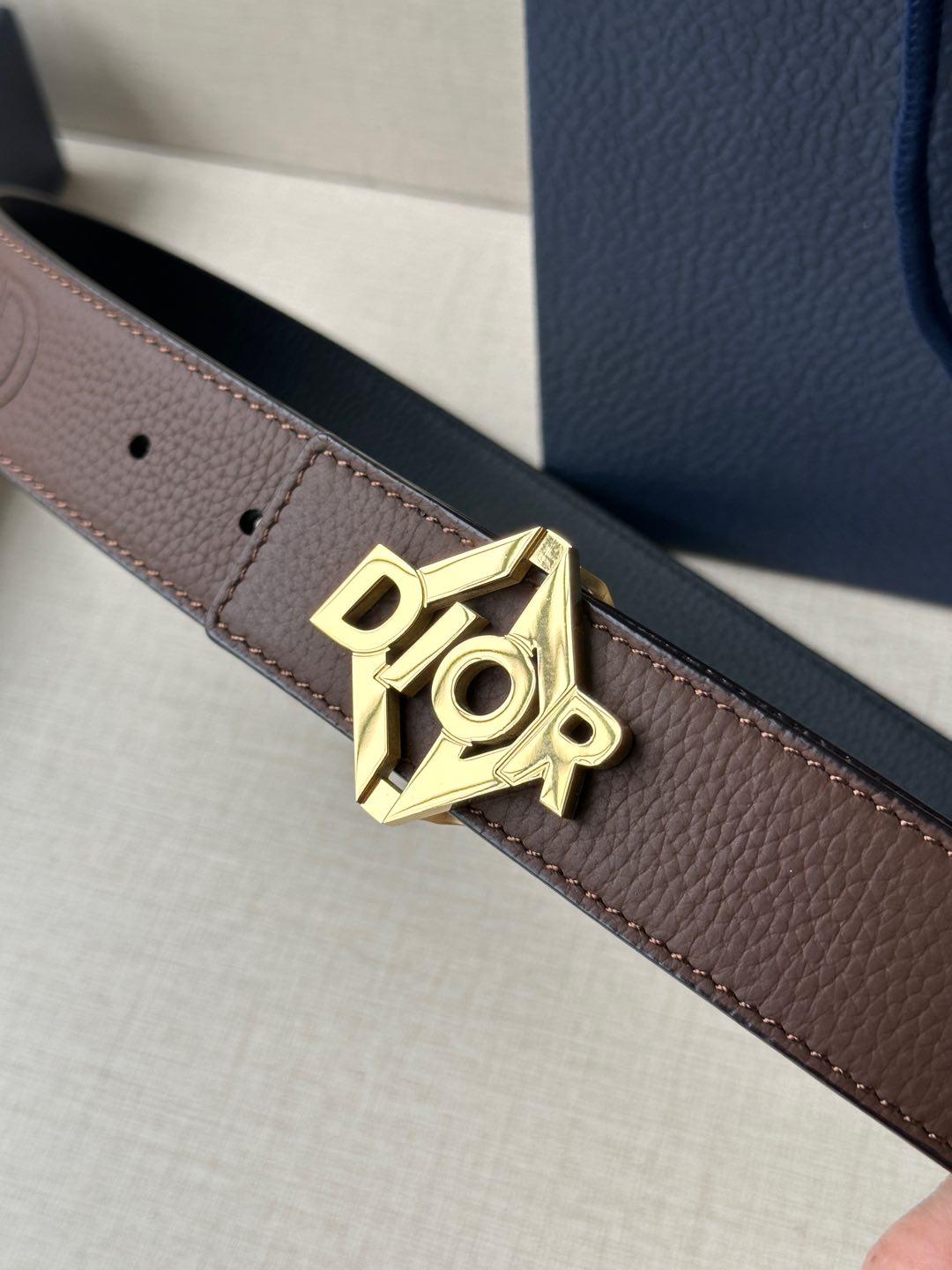 Basic Belt Cow Leather Black M