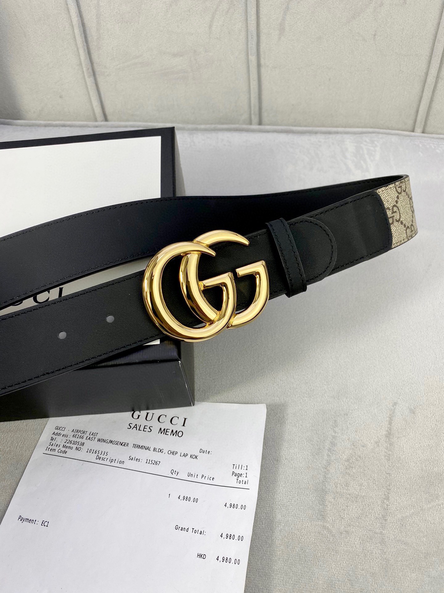 Gucci Basic Belt Black M