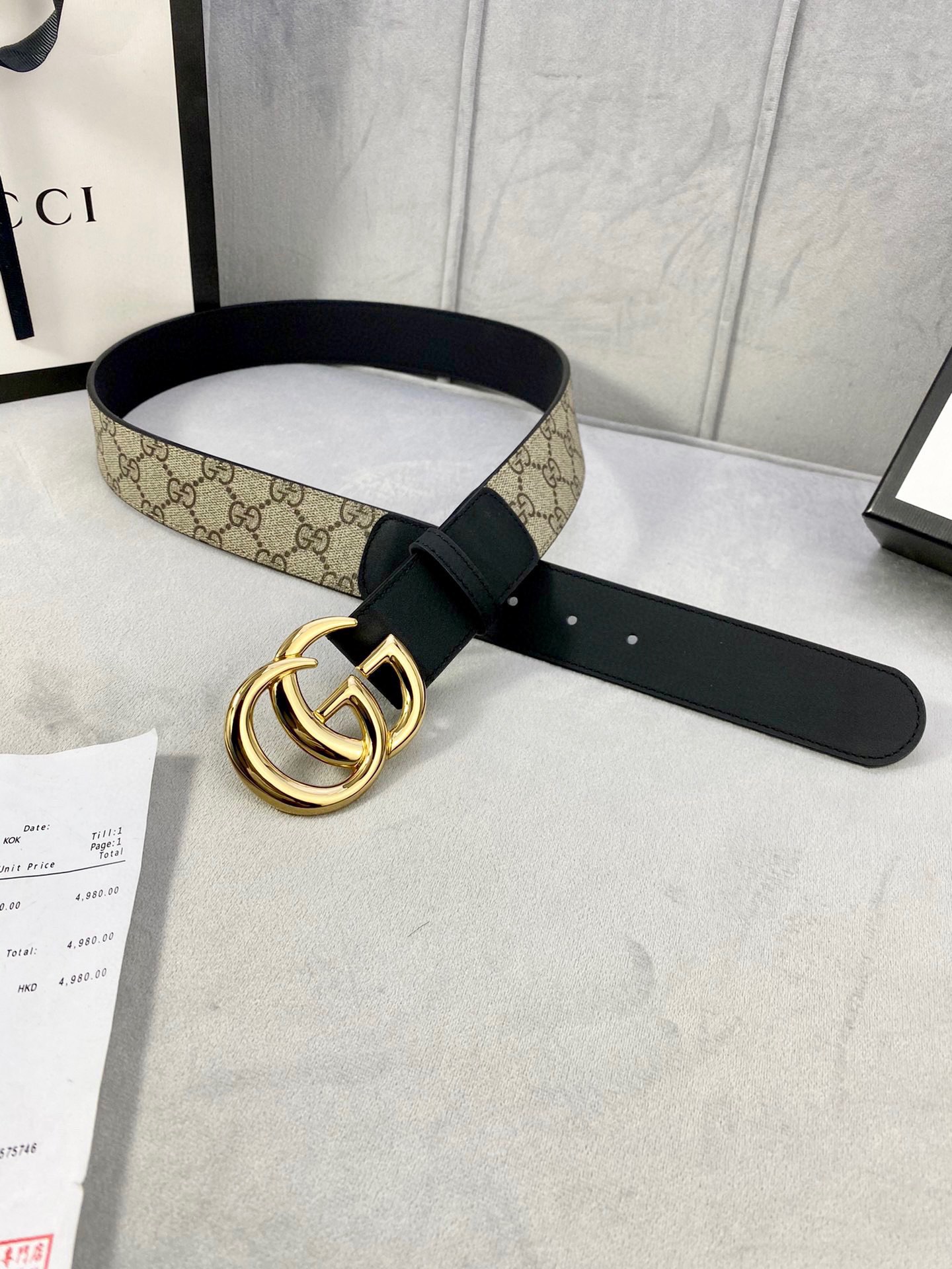 Gucci Basic Belt Black M