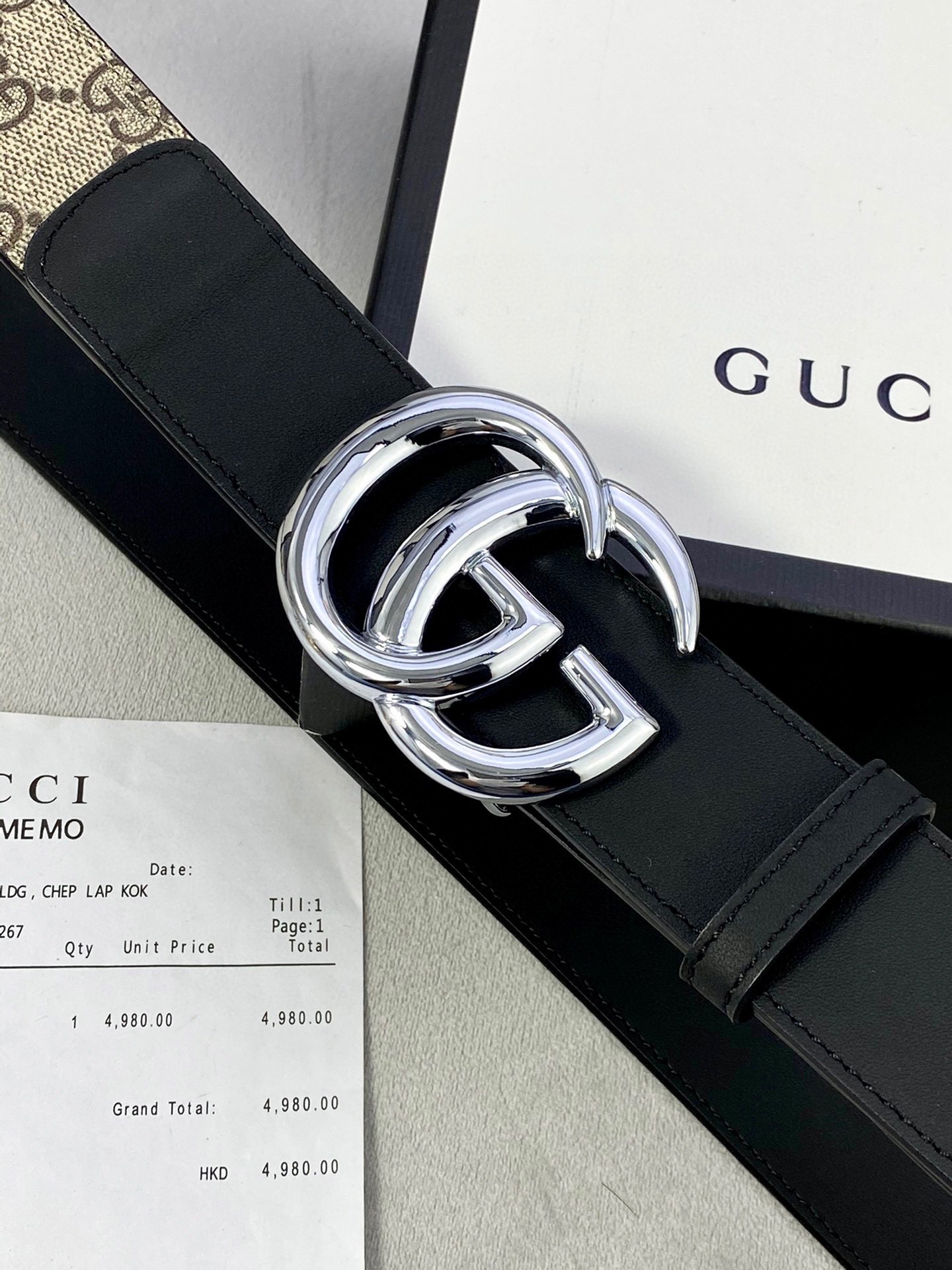 Gucci Basic Belt Black M