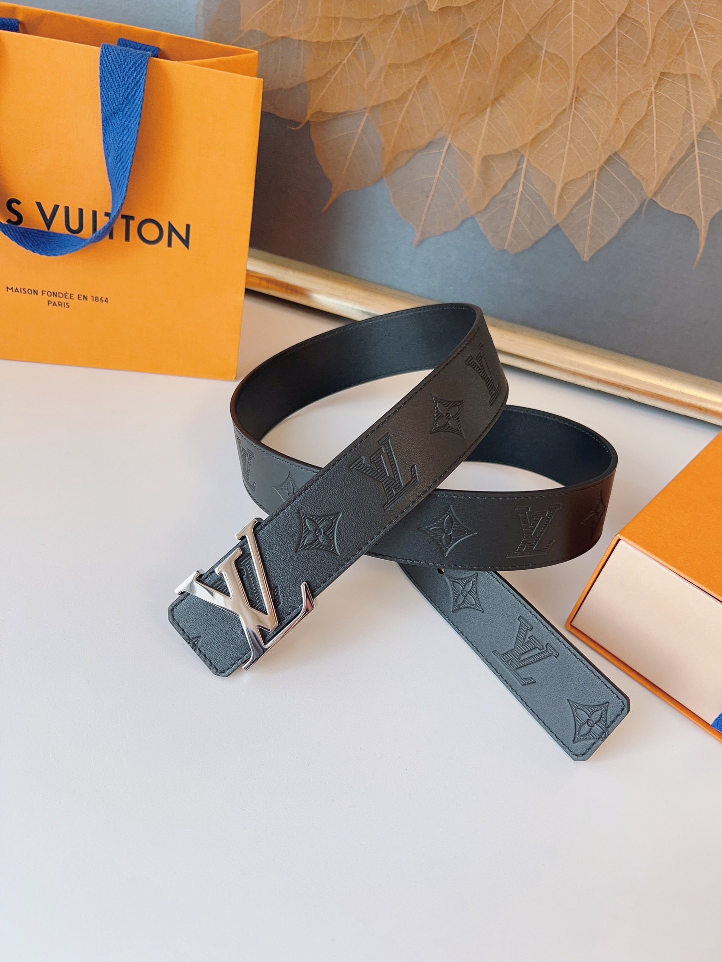 Louis Vuitton Basic Belt Cow Leather S-m-l