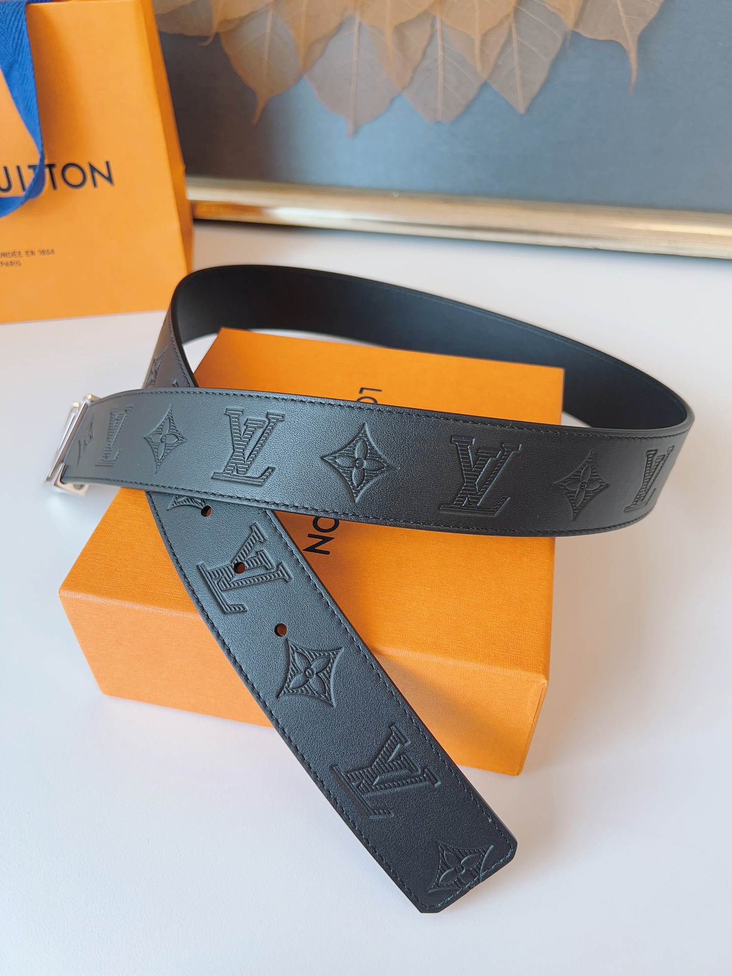 Louis Vuitton Basic Belt Cow Leather S-m-l