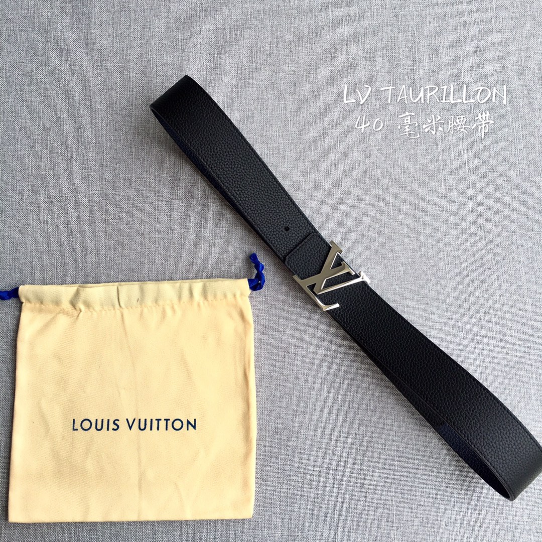 Louis Vuitton Male Leather Belt M-l