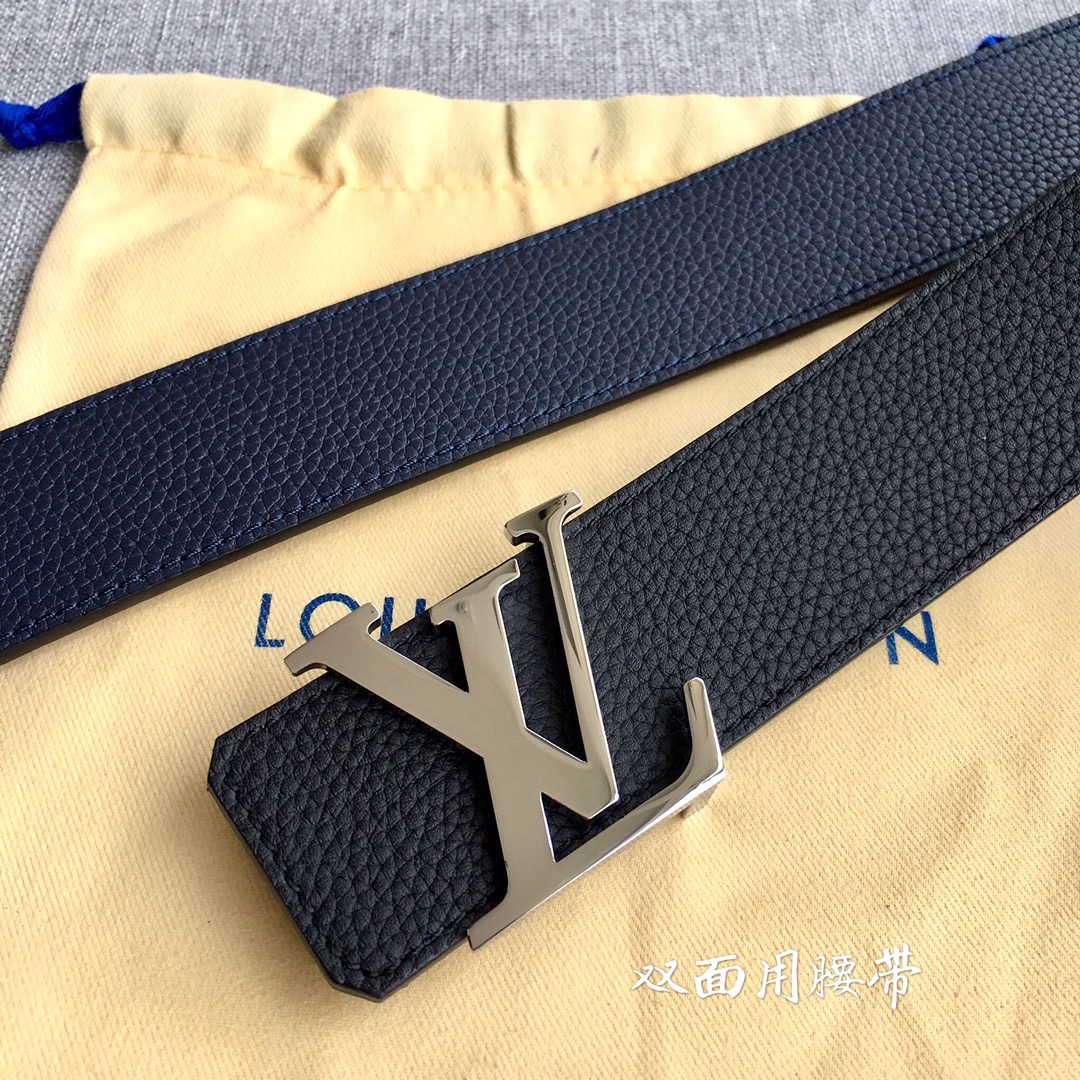 Louis Vuitton Male Leather Belt M-l