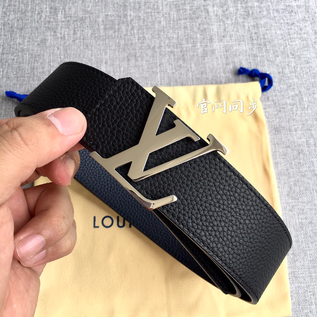 Louis Vuitton Male Leather Belt M-l