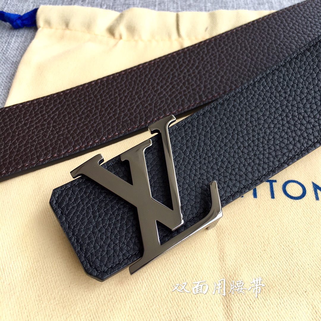Louis Vuitton Male Leather Belt M-l