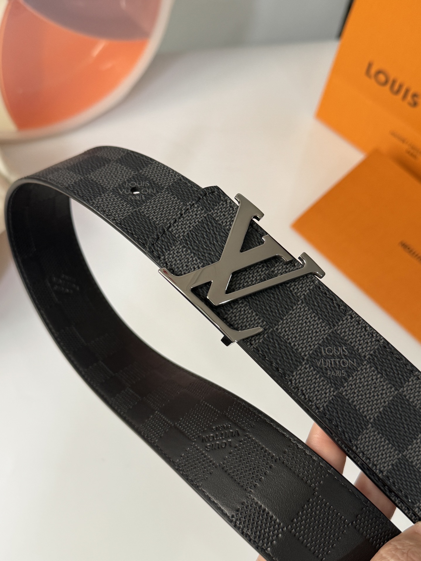 Louis Vuitton Male Basic Belt Cow Leather 40mm-l